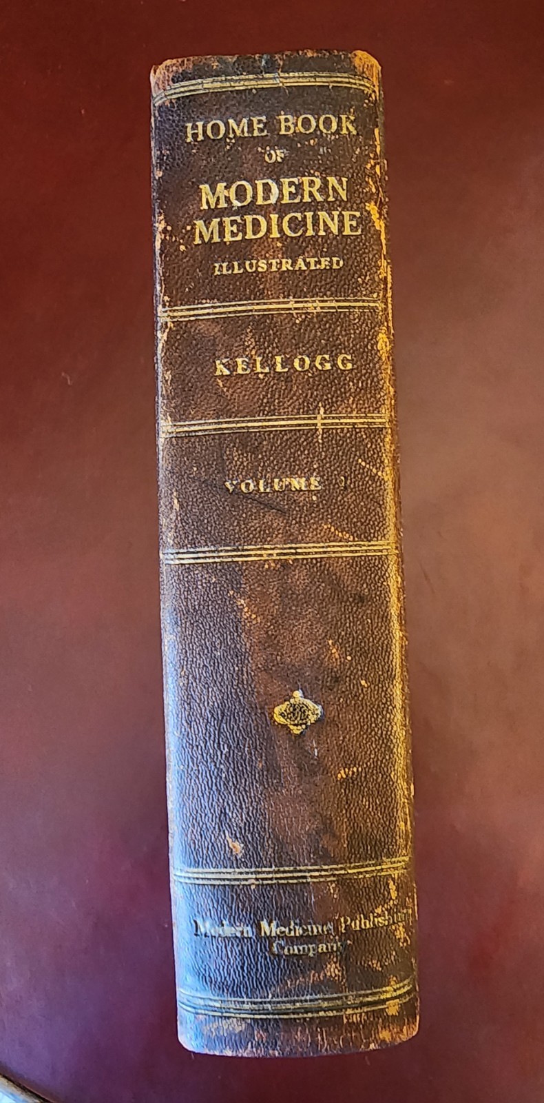 J.H. Kellogg: The Home Book Of Modern Medicine Vol. 1 1907 Battle Creek, MI Rare