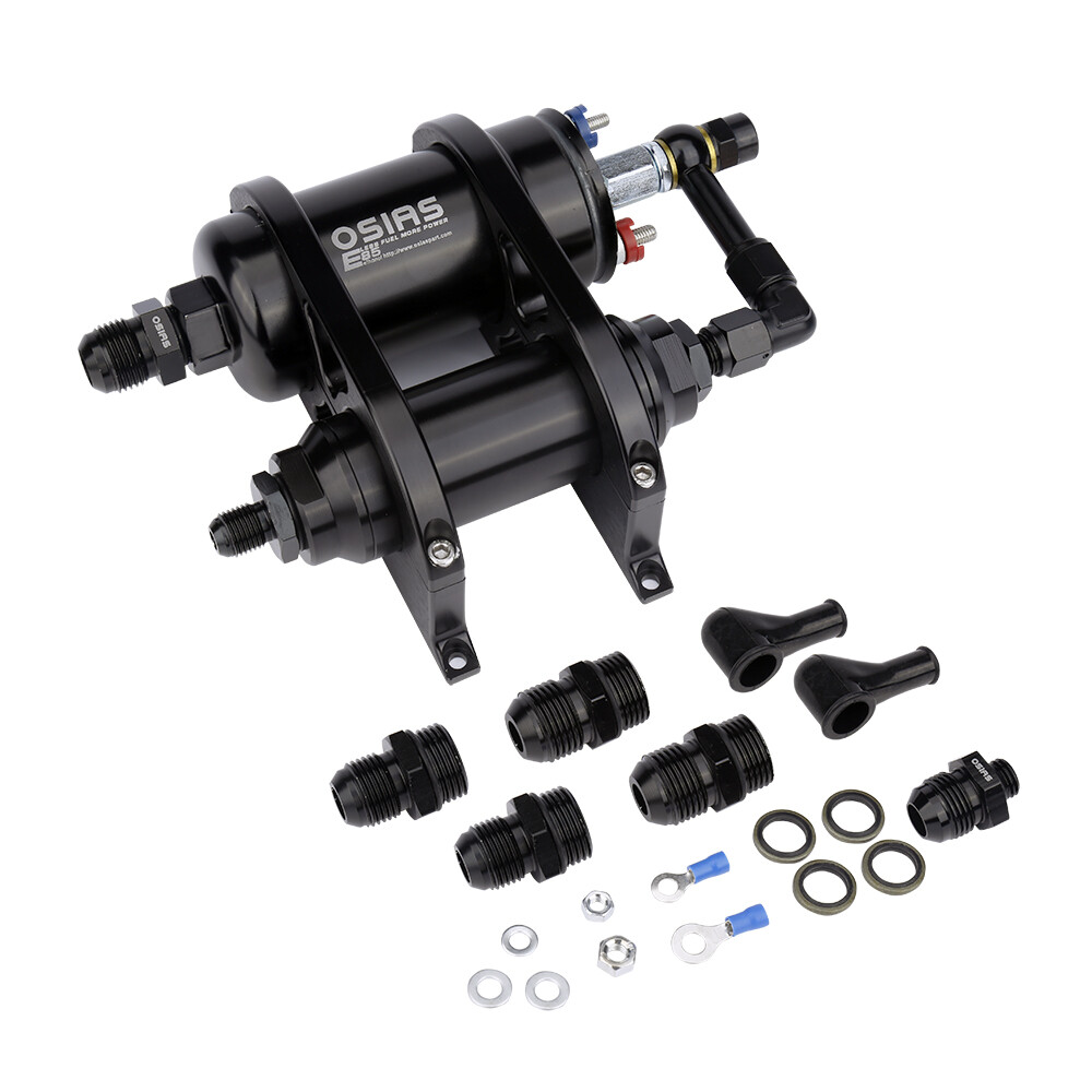 380LPH UNIVERSAL FUEL PUMP w/ BRACKET KIT & FILTER AN8 fits 044 0580254044