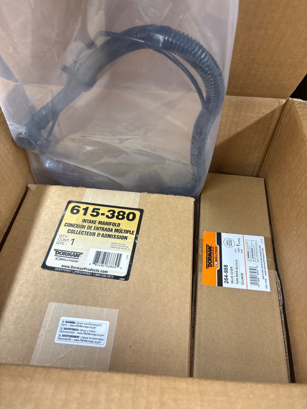 New Genuine Dorman 615-380KIT Engine Intake Manifold & Valve Cover Kit πͺπ§πͺ New Genuine Dorman 615-380KIT Engine Intake Manifold & Valve Cover Kit πͺπ§πͺ