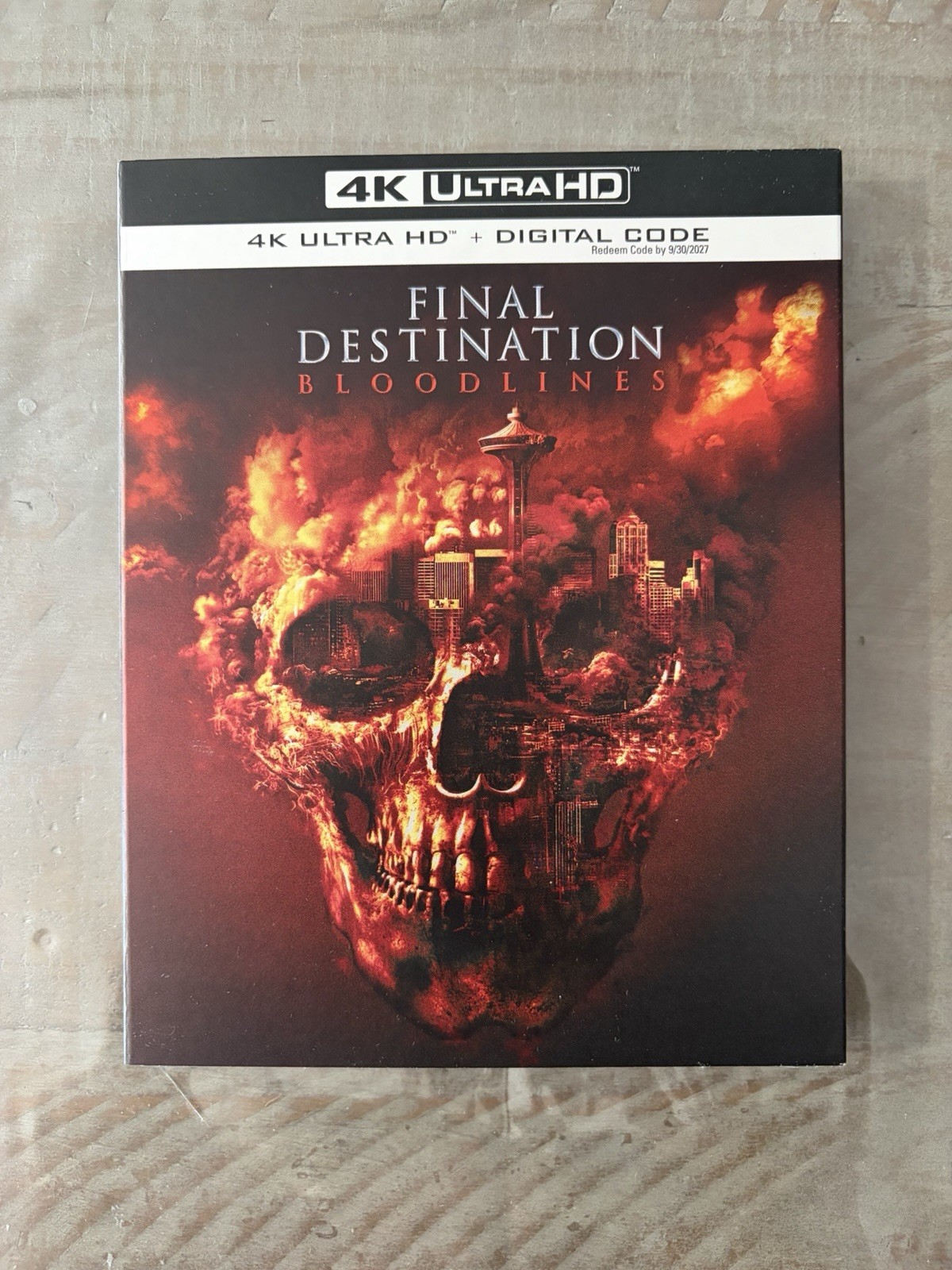 Final Destination Bloodlines 4K UHD +Blu-ray  NEW Sealed W/SLIPCOVER