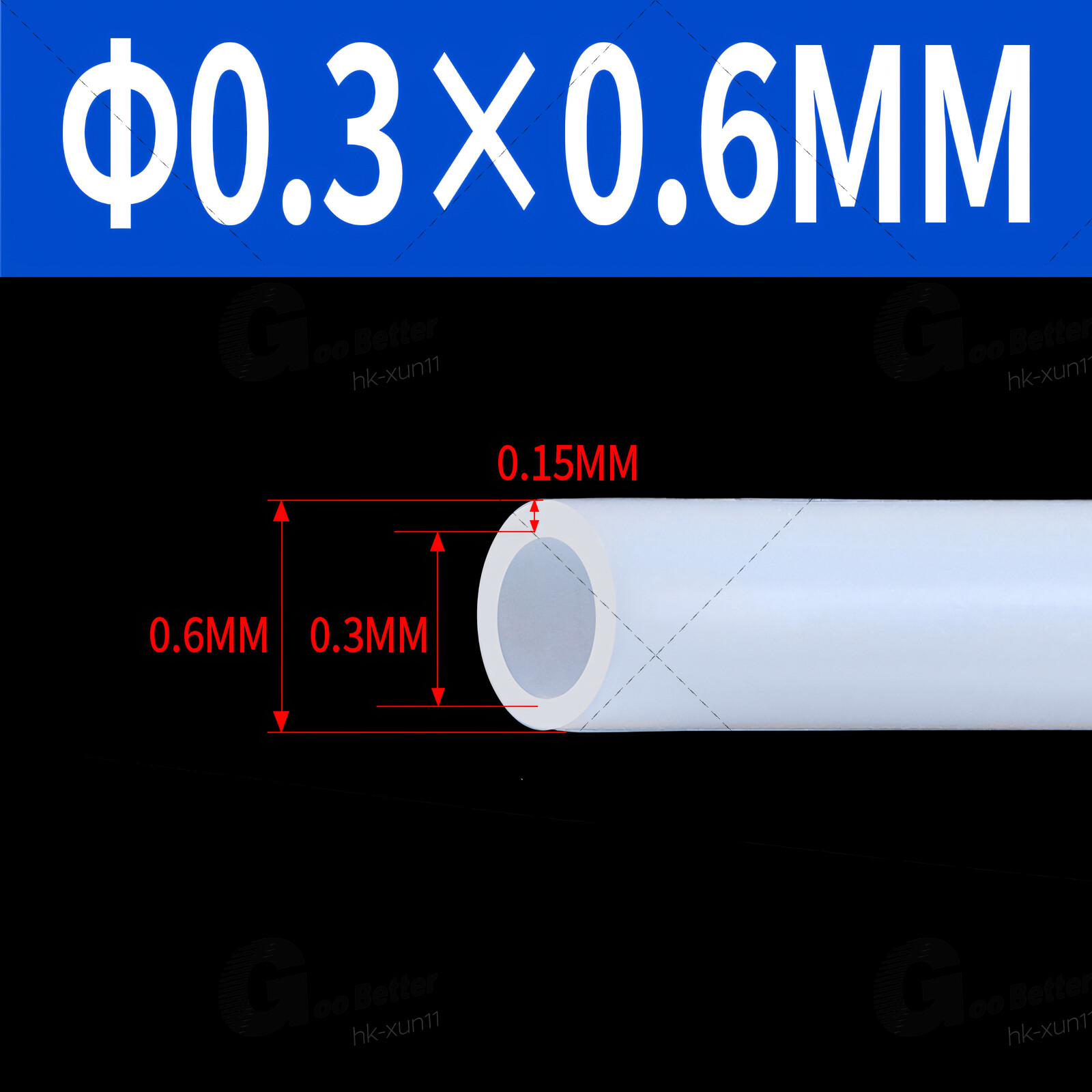 White / Transparent PTFE Tubing 0.6-8.0 mm OD - Air Tube High Temp Resistance White / Transparent PTFE Tubing 0.6-8.0 mm OD - Air Tube High Temp Resistance