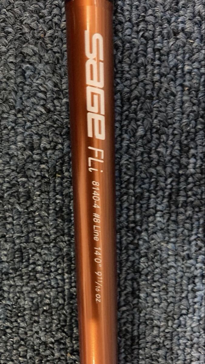 SAGE FLi14F 4-piece fly rod, excellent condition.