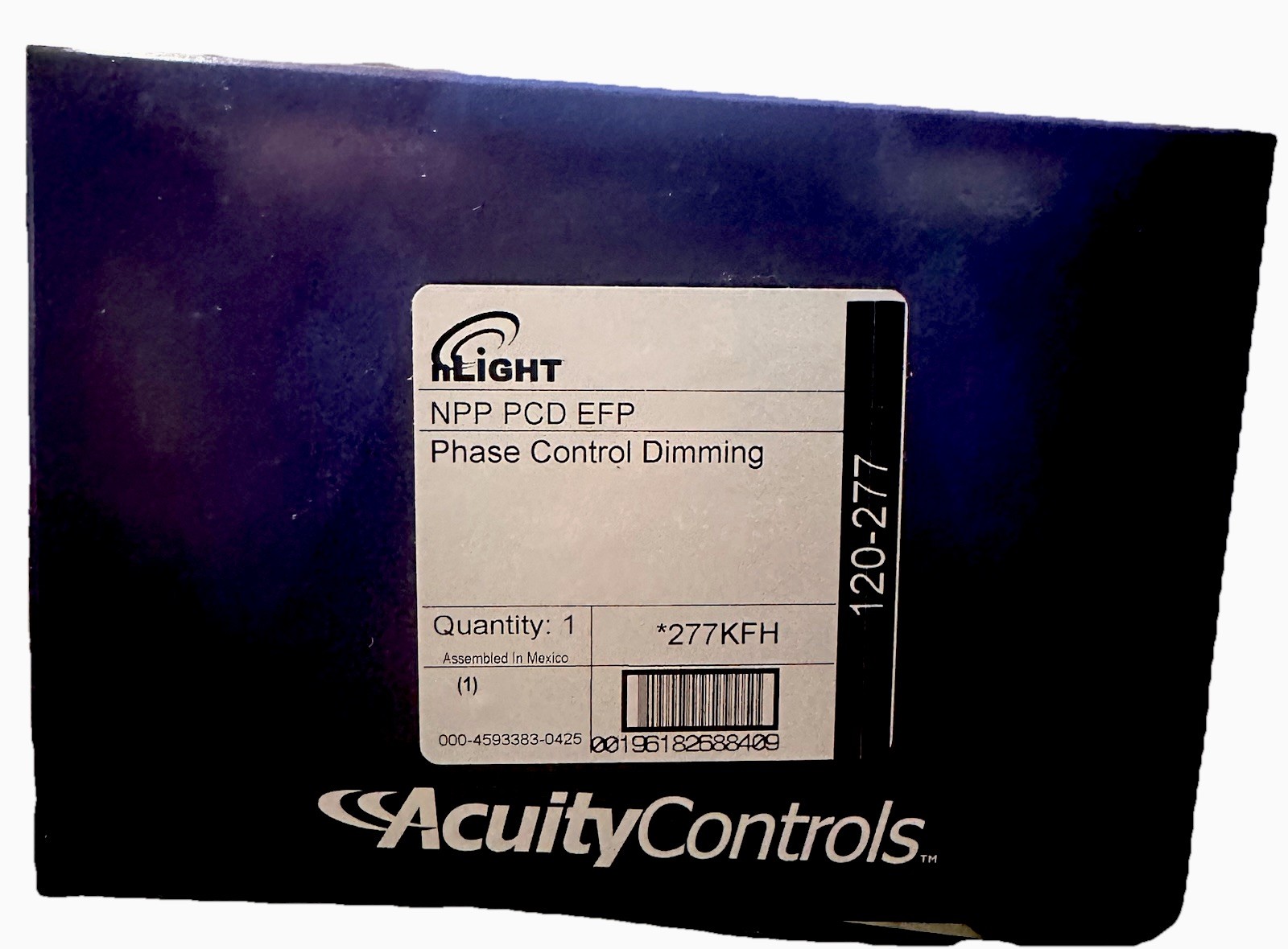 Acuity/ Lithonia nLight NPP PCD EFP Phase Control Dimming 277KFH 120v/277v Acuity/ Lithonia nLight NPP PCD EFP Phase Control Dimming 277KFH 120v/277v