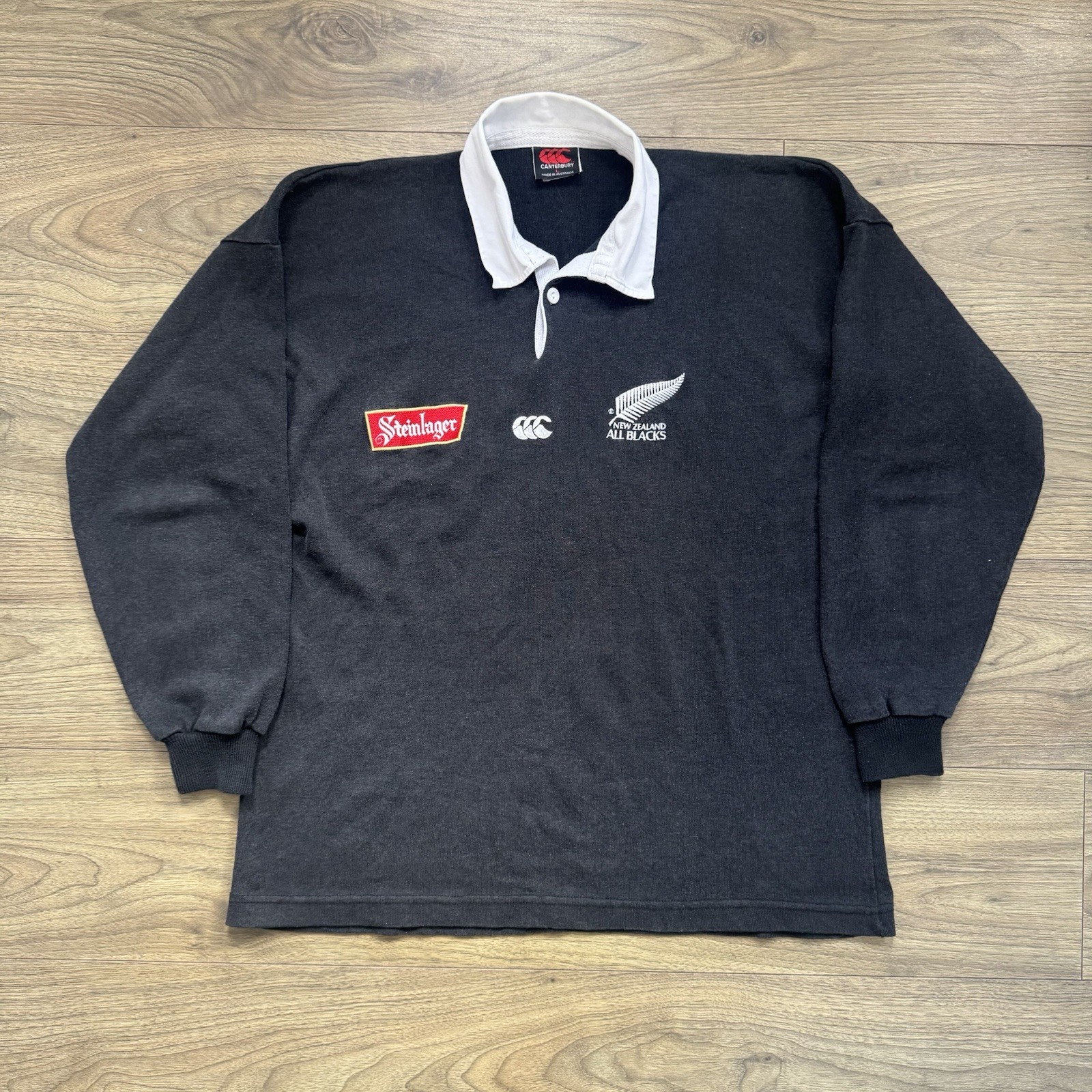Canterbury Vintage All Blacks 1996 Steinlager Rugby Union men’s size large Shirt