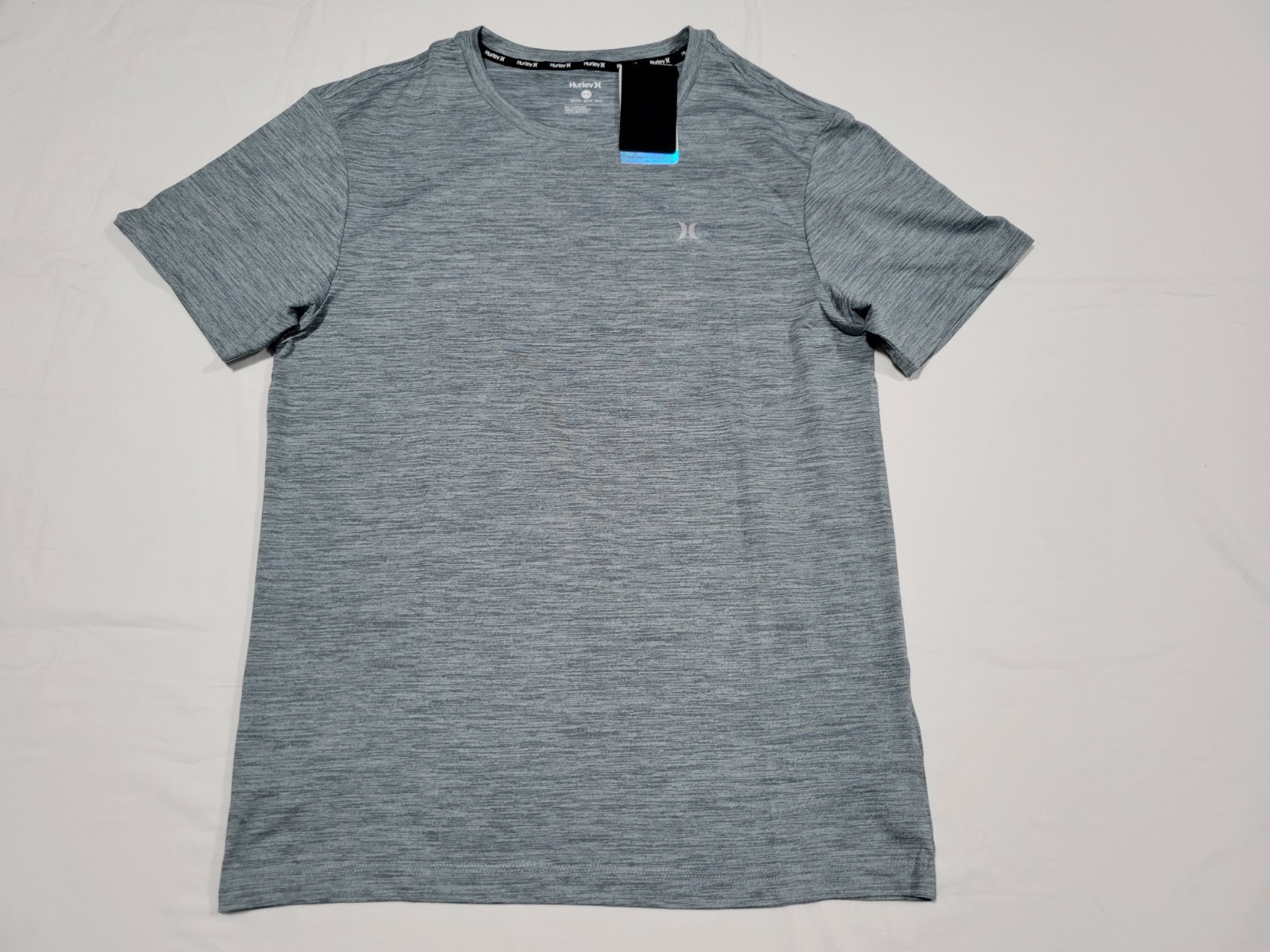 Hurley Mens Exist Icon Logo SS Spacedye Tee Shirt Gladiador Gray Super soft Hurley Mens Exist Icon Logo SS Spacedye Tee Shirt Gladiador Gray Super soft