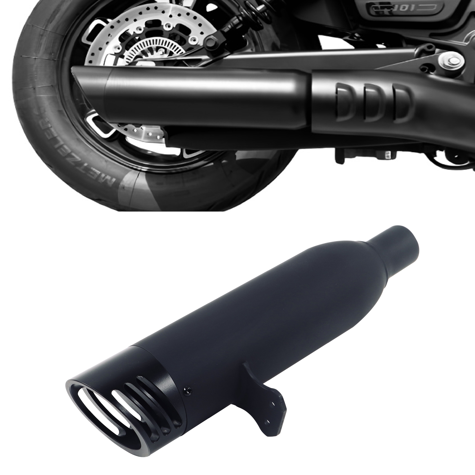Amazing Deep Rumble Sound 4.0\'\' Slip-on Exhaust for 2025 Indian Scout Models