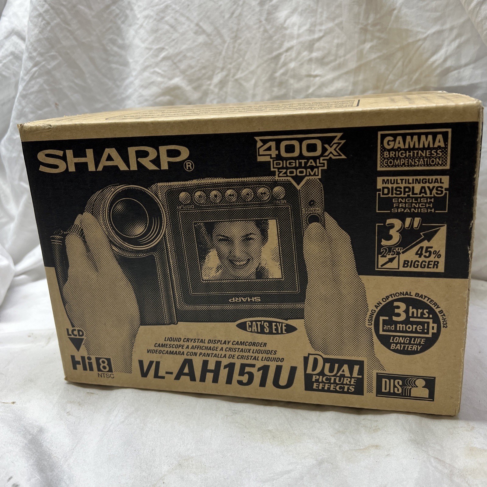 RARE FACTORY SEALED NEW Sharp VL-AH151U Hi-8 VIEWCAM Camcorder W/ 2 Cassettes RARE FACTORY SEALED NEW Sharp VL-AH151U Hi-8 VIEWCAM Camcorder W/ 2 Cassettes