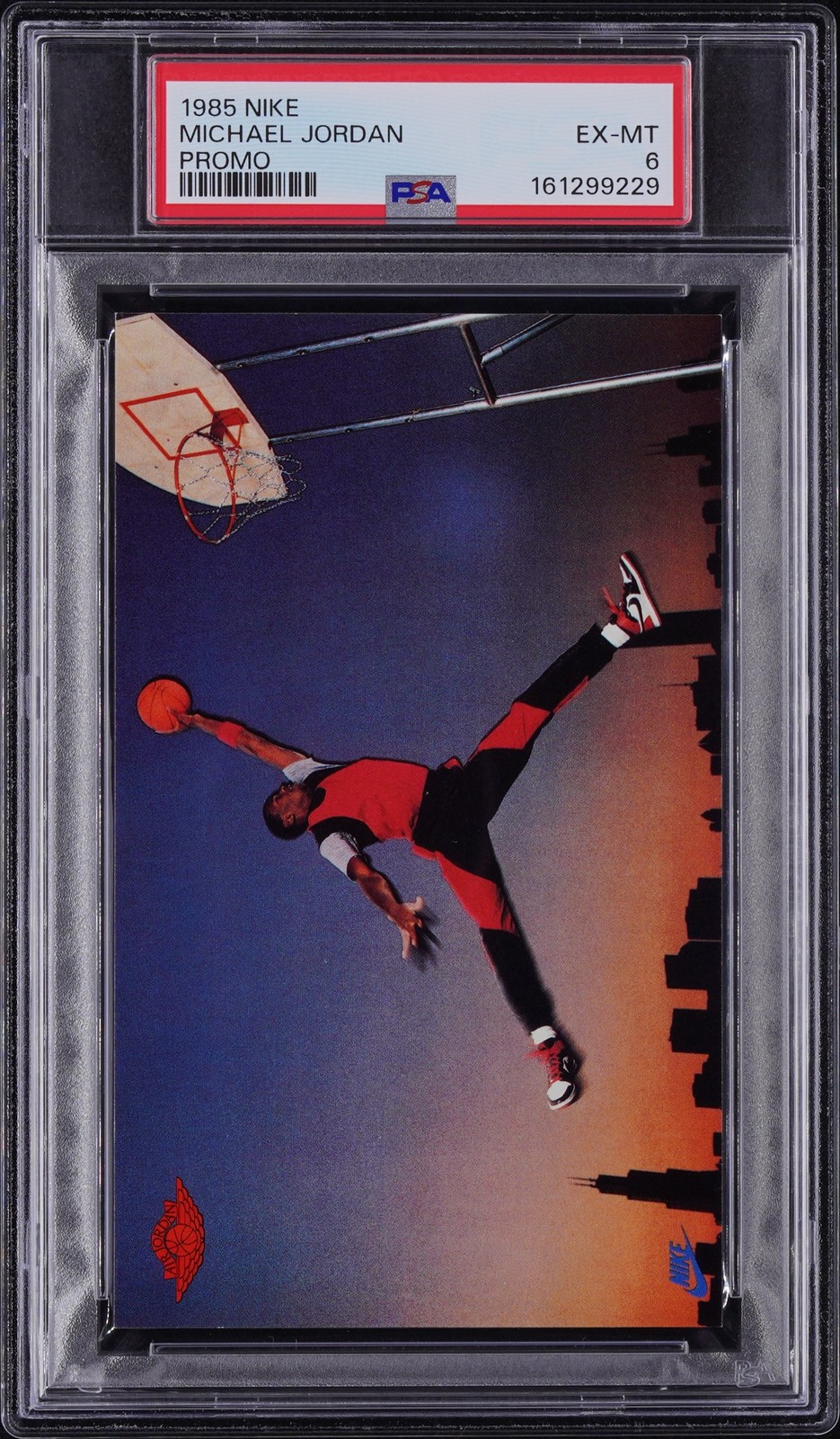 1985 NIKE PROMO MICHAEL JORDAN PSA 6