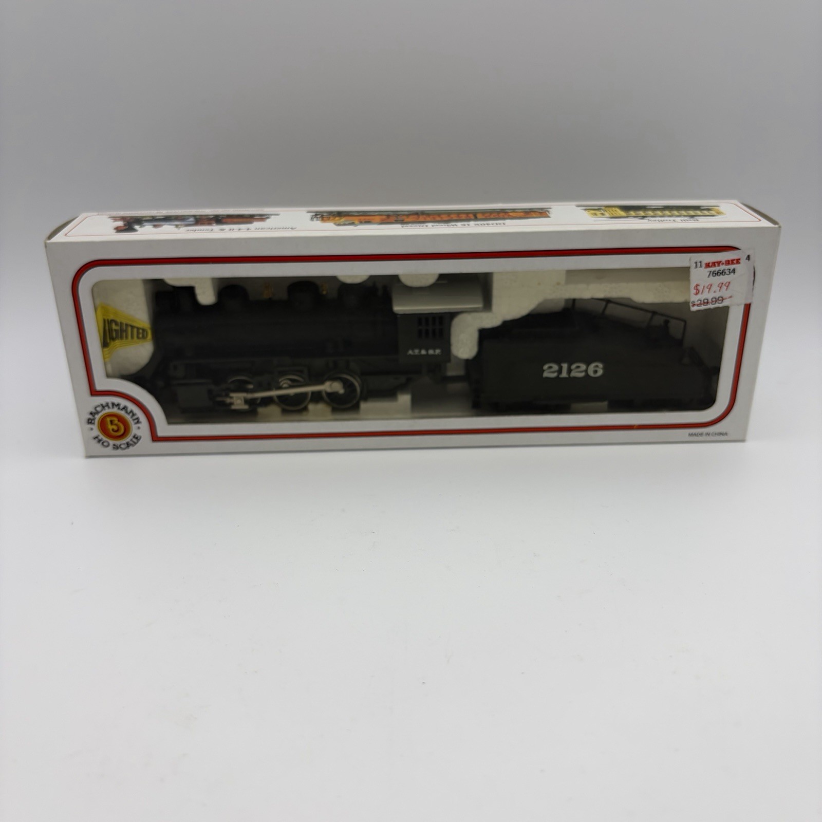 Bachmann HO Scale USRA 0-6-0 Steam Locomotive & Tender AT&SF Santa Fe 2126 ✅ Box