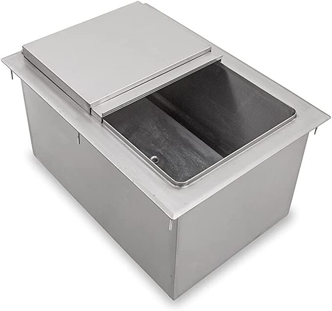 Commercial Stainless Steel Drop-In Ice Bin Chest 18\ Commercial Stainless Steel Drop-In Ice Bin Chest 18\