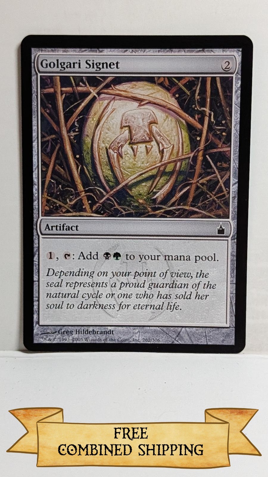 Golgari Signet Ravnica: City of Guilds ...sku: AE1049 Golgari Signet Ravnica: City of Guilds ...sku: AE1049