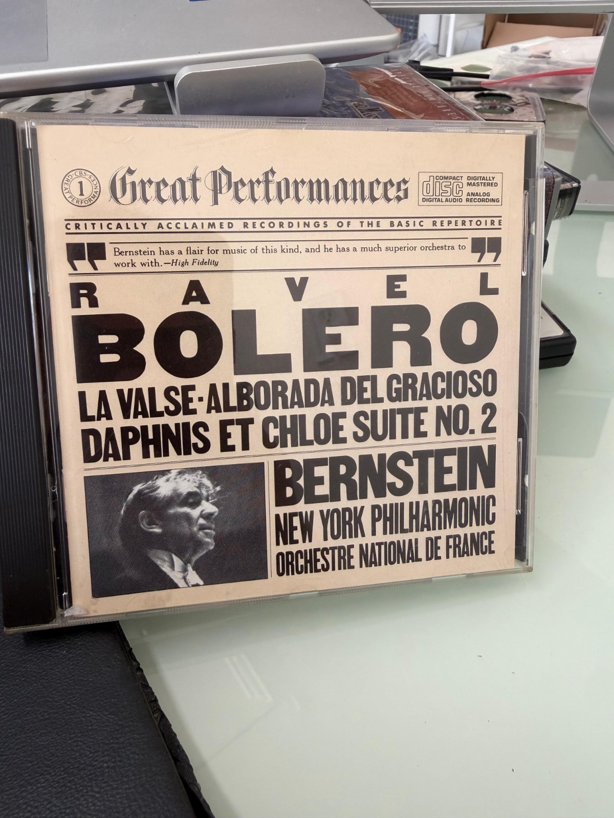 Leonard Bernstein conducts Ravel : Bolero / La Valse / Daphnis Et Chloe Suit...