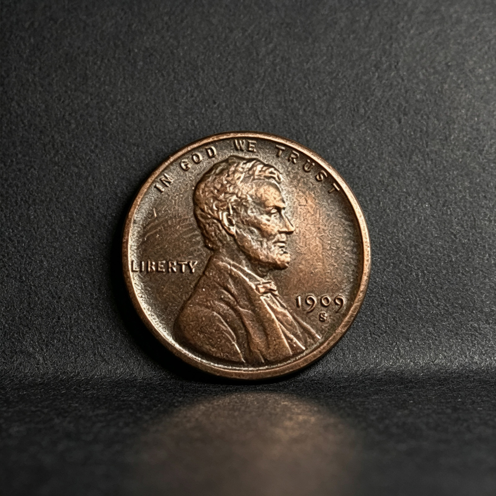 --1909-S Lincoln Wheat Cent As shown in the figure--