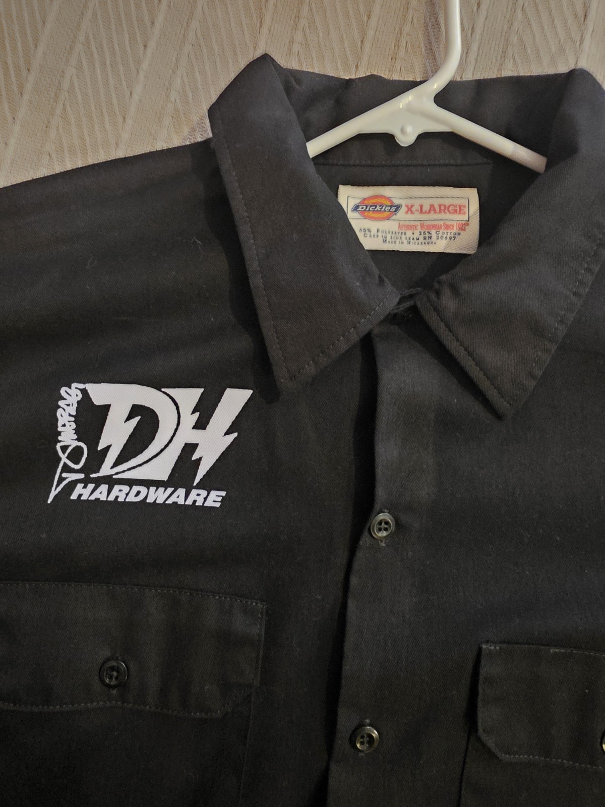 Vintage Krank Amps Dimebag Button Up Work Shirt (XL) Pantera - RARE SIGNATURE