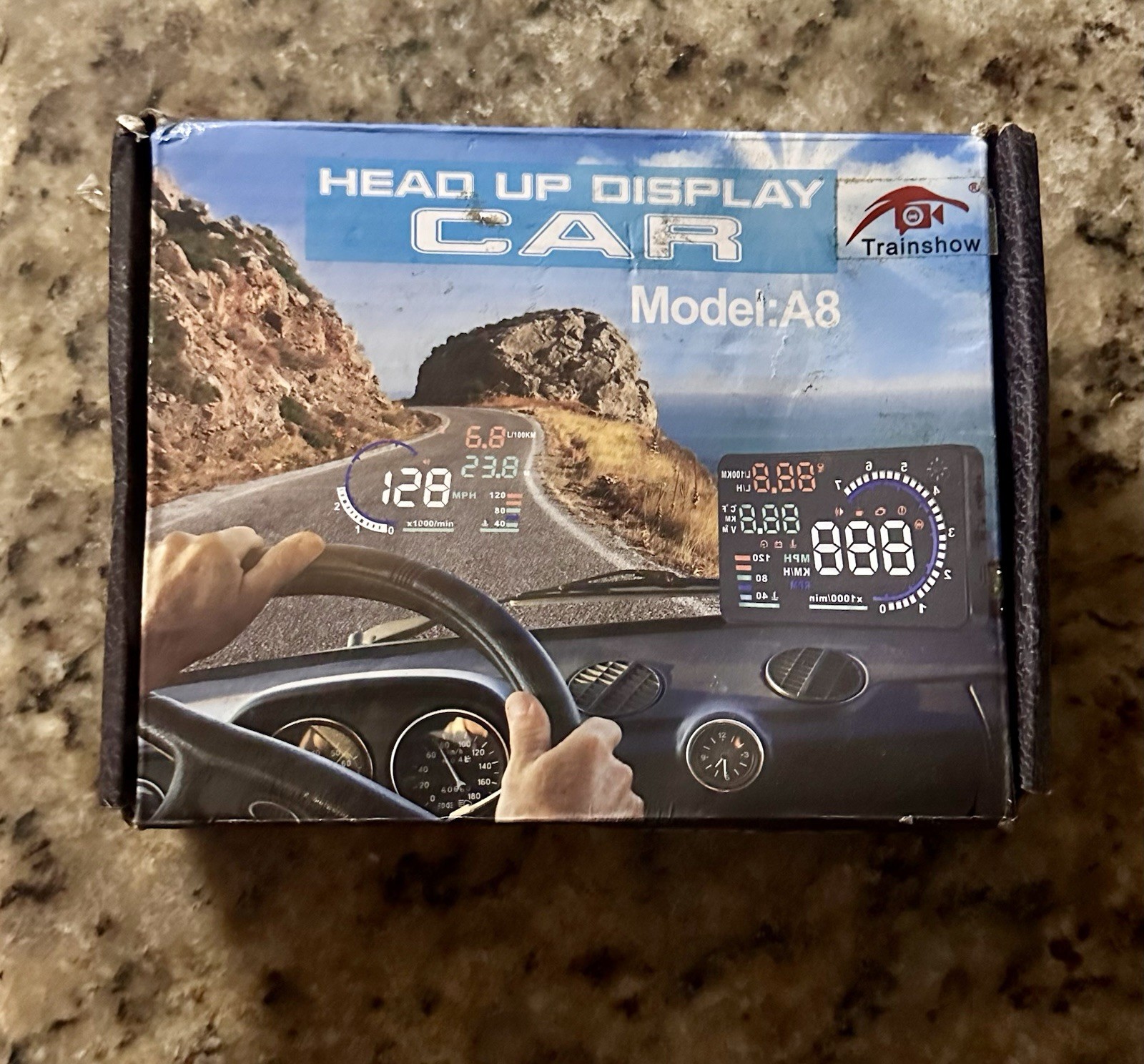 5.5inch OBD II Car HUD Head Up Display Dash Screen Digital Speedometer Projector