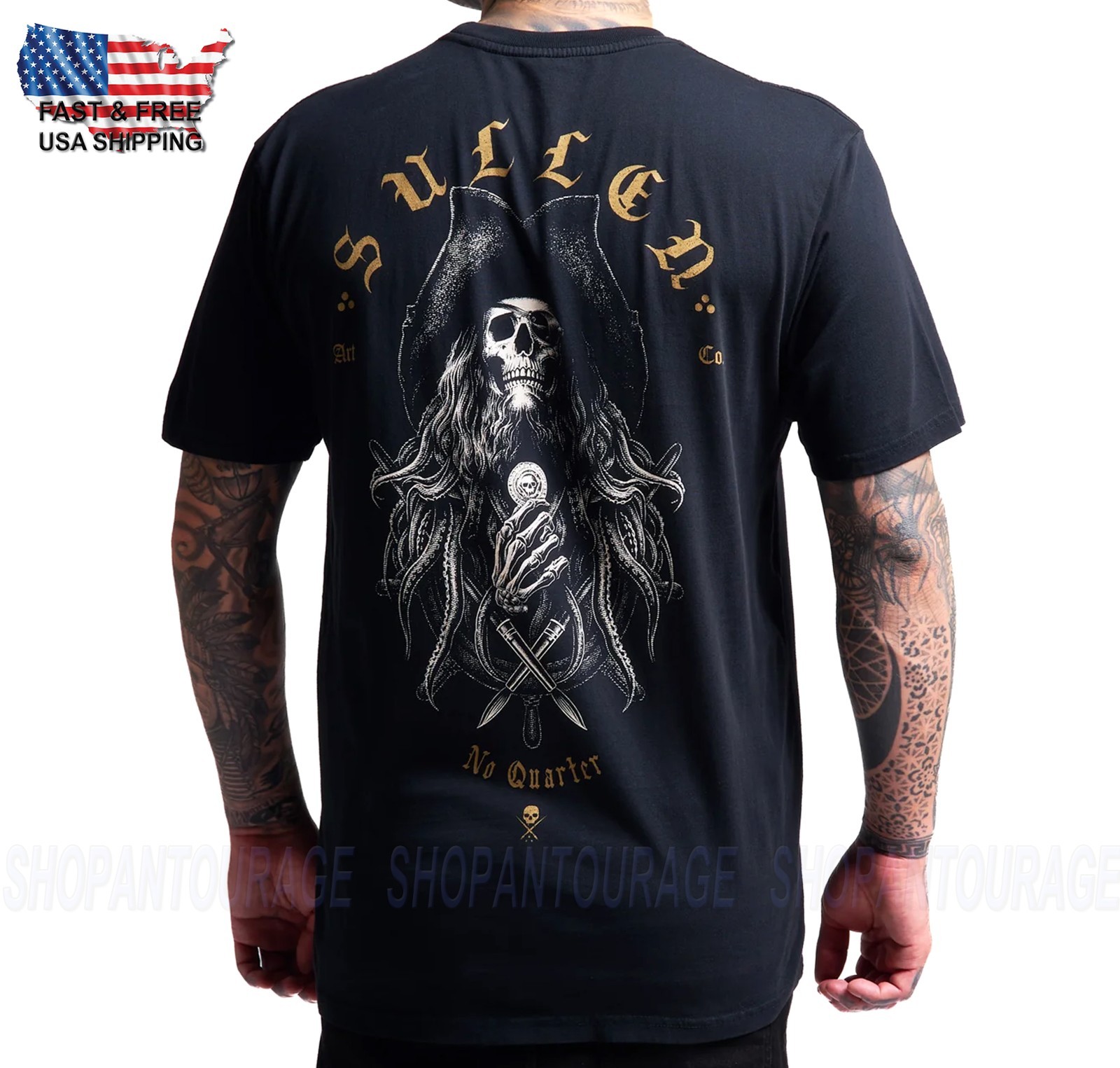 Sullen Art Collective No Quarter Premium SCM7750 Short Sleeve T-shirt For Men