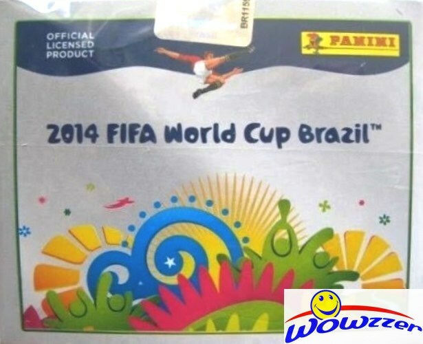 2014 Panini World Cup Brazil MASSIVE Sealed 100 Pack Sticker Box-500 Stickers