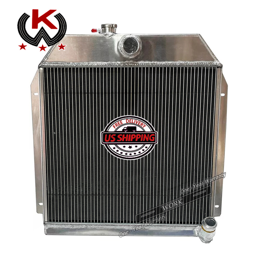 Aluminum Radiator For 1949-1952 Plymouth Dodge Chrysler DeSoto WR Straight 6 MT