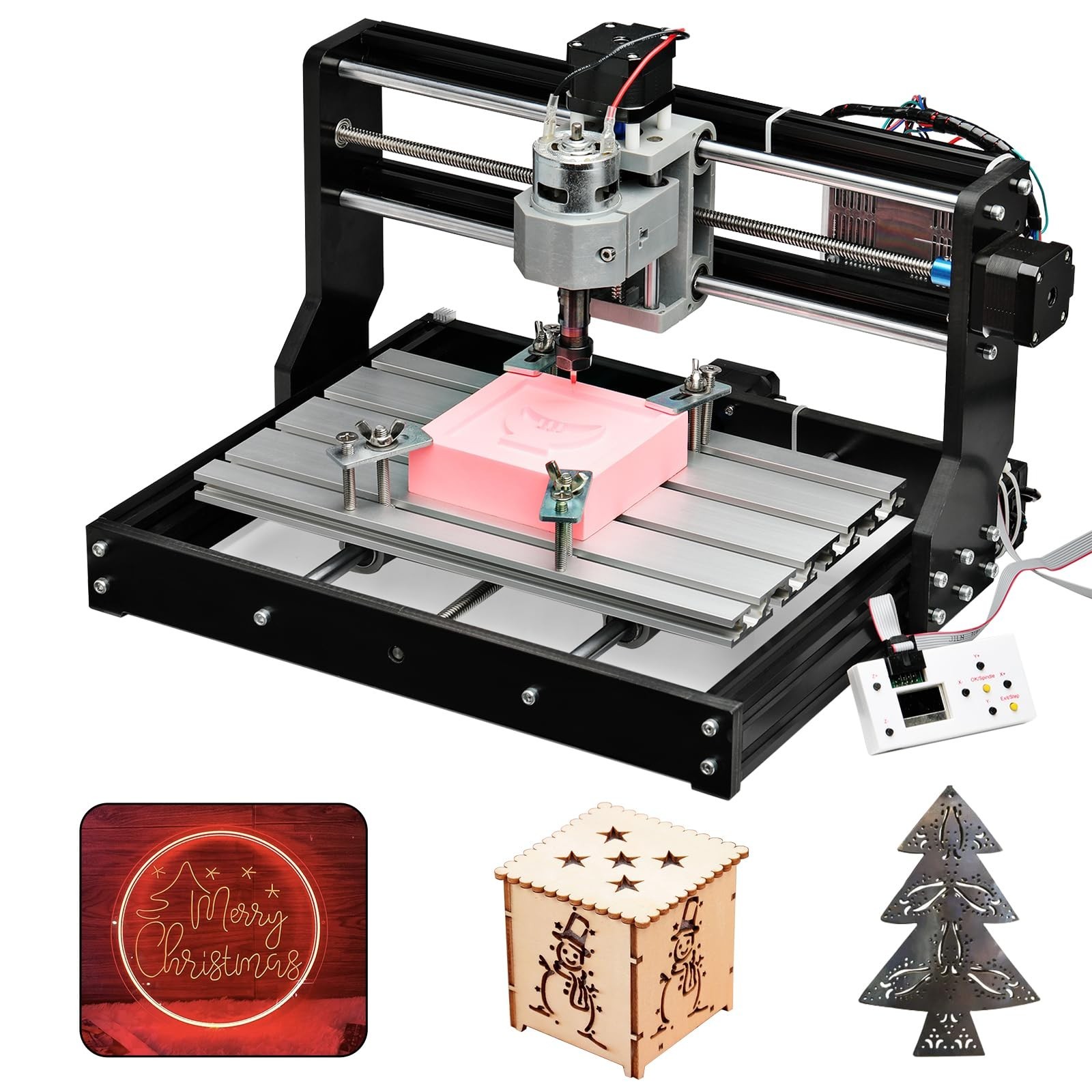SainSmart Genmitsu 3018-PRO Desktop CNC Router Machine for Milling Engraving SainSmart Genmitsu 3018-PRO Desktop CNC Router Machine for Milling Engraving