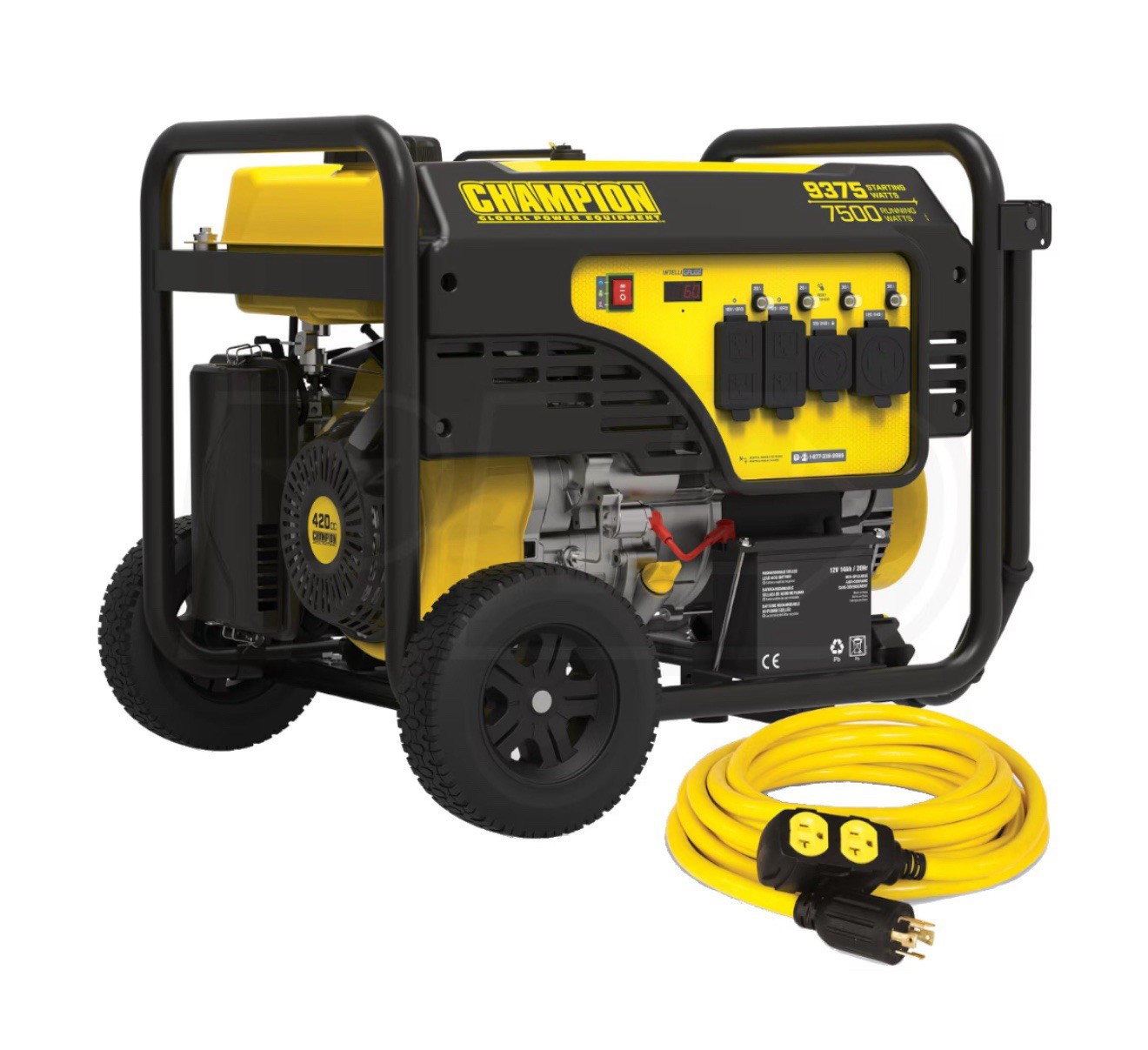 Champion 9375/7500 Generator Model # 100704 FREIGHT SHIPPING OR LOCAL PICKUP USA