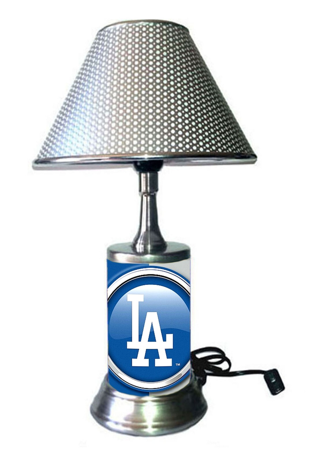 LA Los Angeles Dodgers Lamp MLB Table Lamp with Shade Desk Light Room Decor