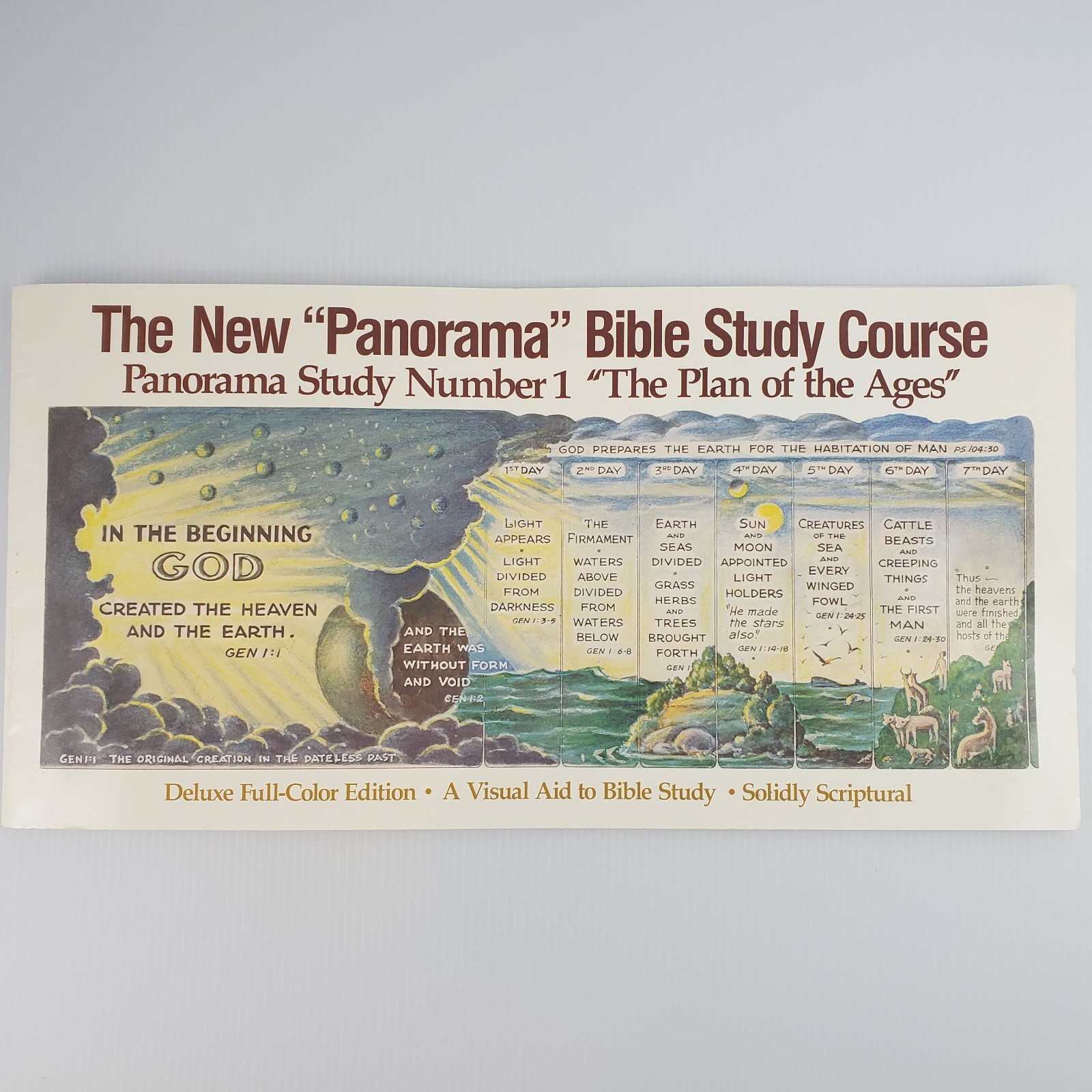 RARE 1975 The New Panorama Bible Study Course ~ Number 1 ~ Plan of the Ages RARE 1975 The New Panorama Bible Study Course ~ Number 1 ~ Plan of the Ages
