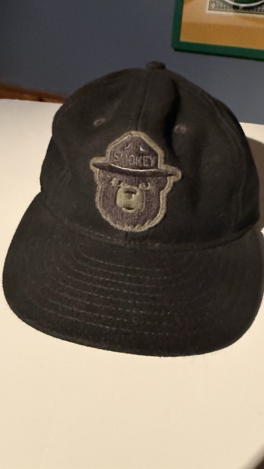 Filson x Smokey Bear x Ebbets Field Black Strapback Baseball Cap One Size MIUSA Filson x Smokey Bear x Ebbets Field Black Strapback Baseball Cap One Size MIUSA
