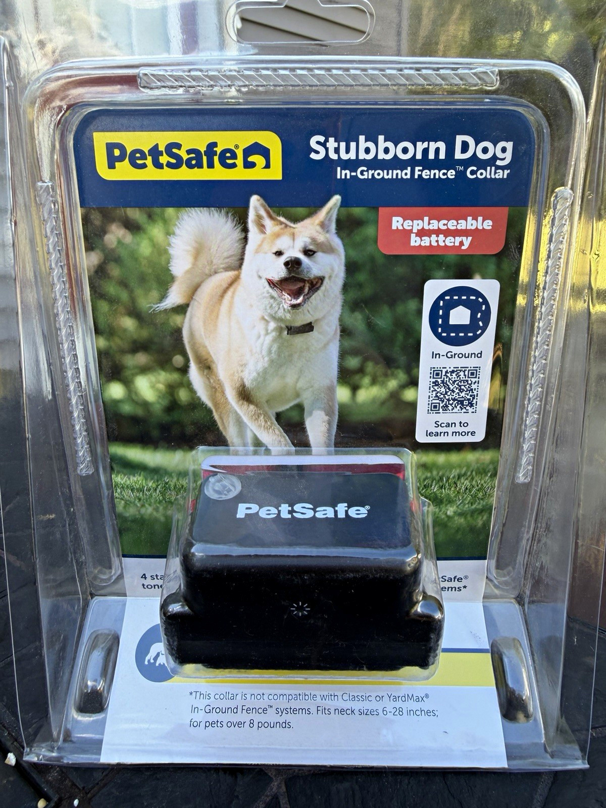 PetSafe Stubborn Dog In-Ground Fence Receiver Collar Replaceable Battery PetSafe Stubborn Dog In-Ground Fence Receiver Collar Replaceable Battery