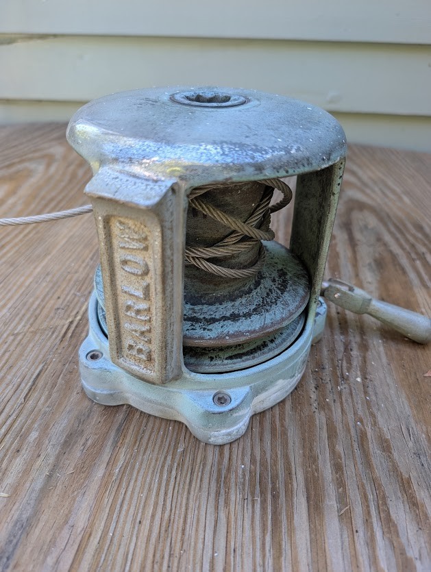 VINTAGE BARLOW AUSTRALIA  SAILBOAT WIRE WINCH