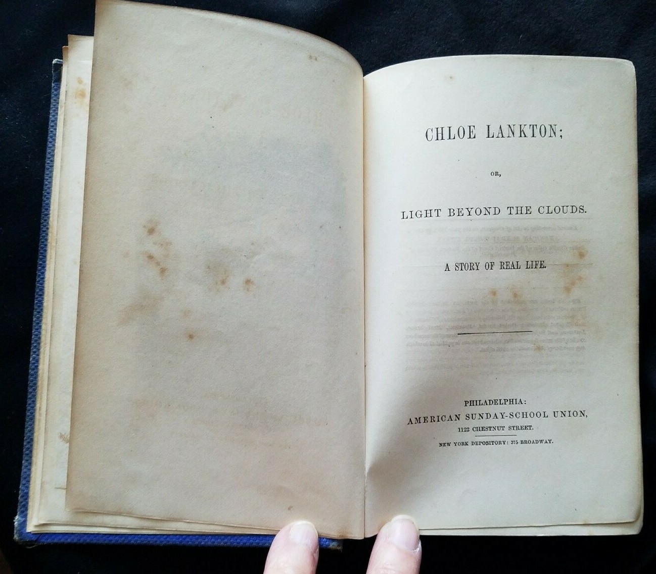 1850 Chloe Lankton Light Beyond Clouds Real Life American Sunday School Union