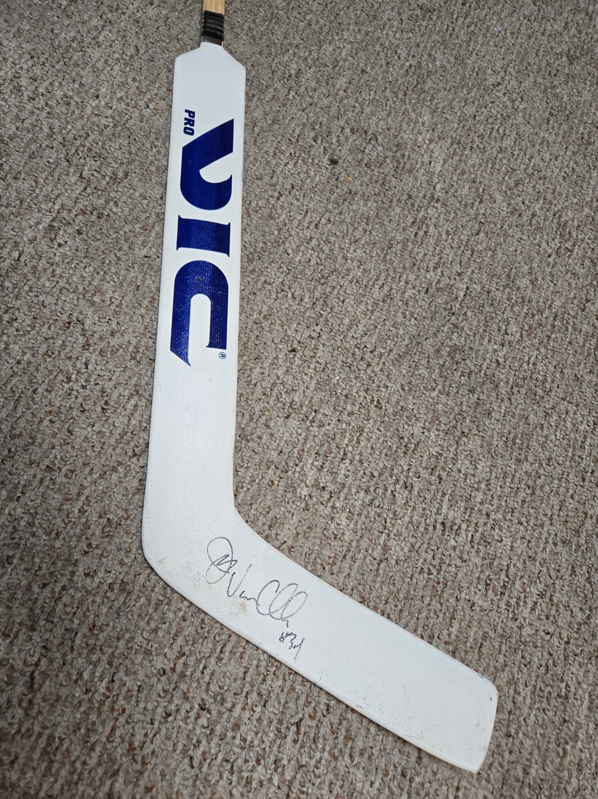 John Vanbiesbrouck Signed Rangers/Panthers Team Issued Hockey Goalie Stick