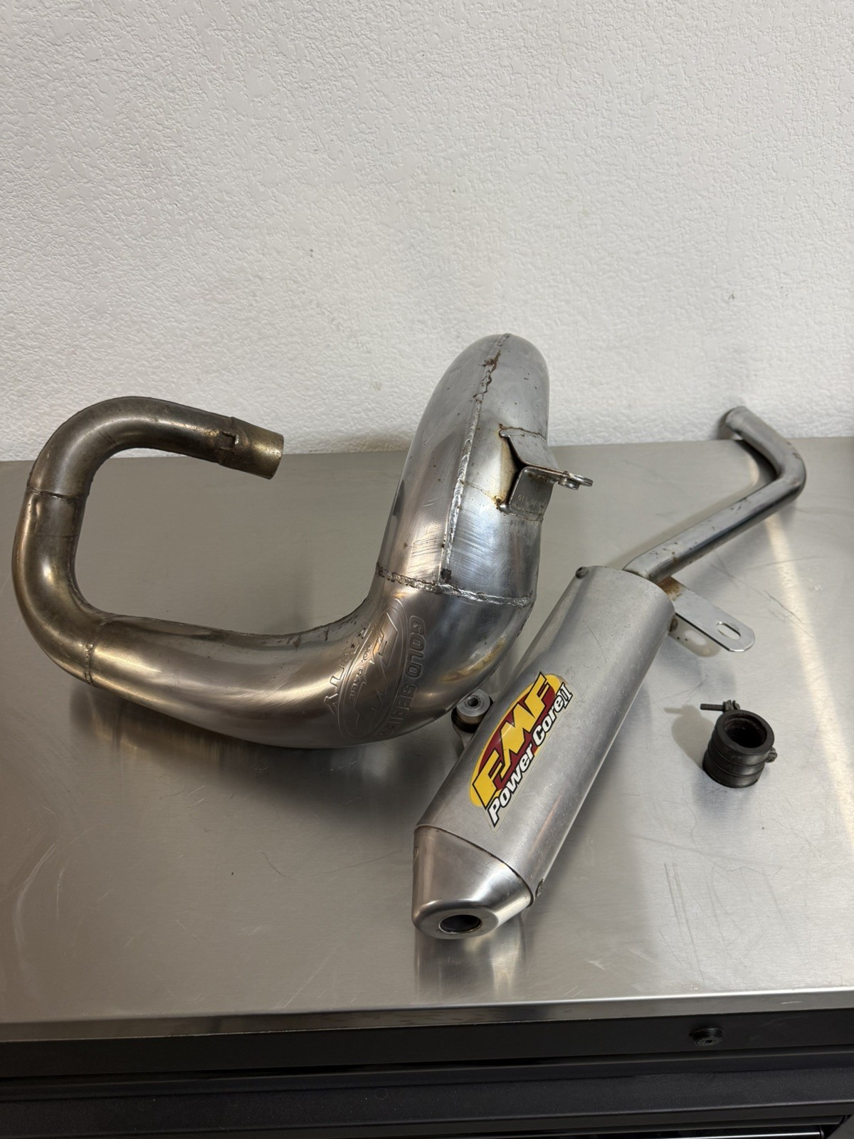 1988-2006 YAMAHA YFS200 BLASTER 200 FMF POWER CORE 2 FATTY MUFFLER EXHAUST PIPE 1988-2006 YAMAHA YFS200 BLASTER 200 FMF POWER CORE 2 FATTY MUFFLER EXHAUST PIPE
