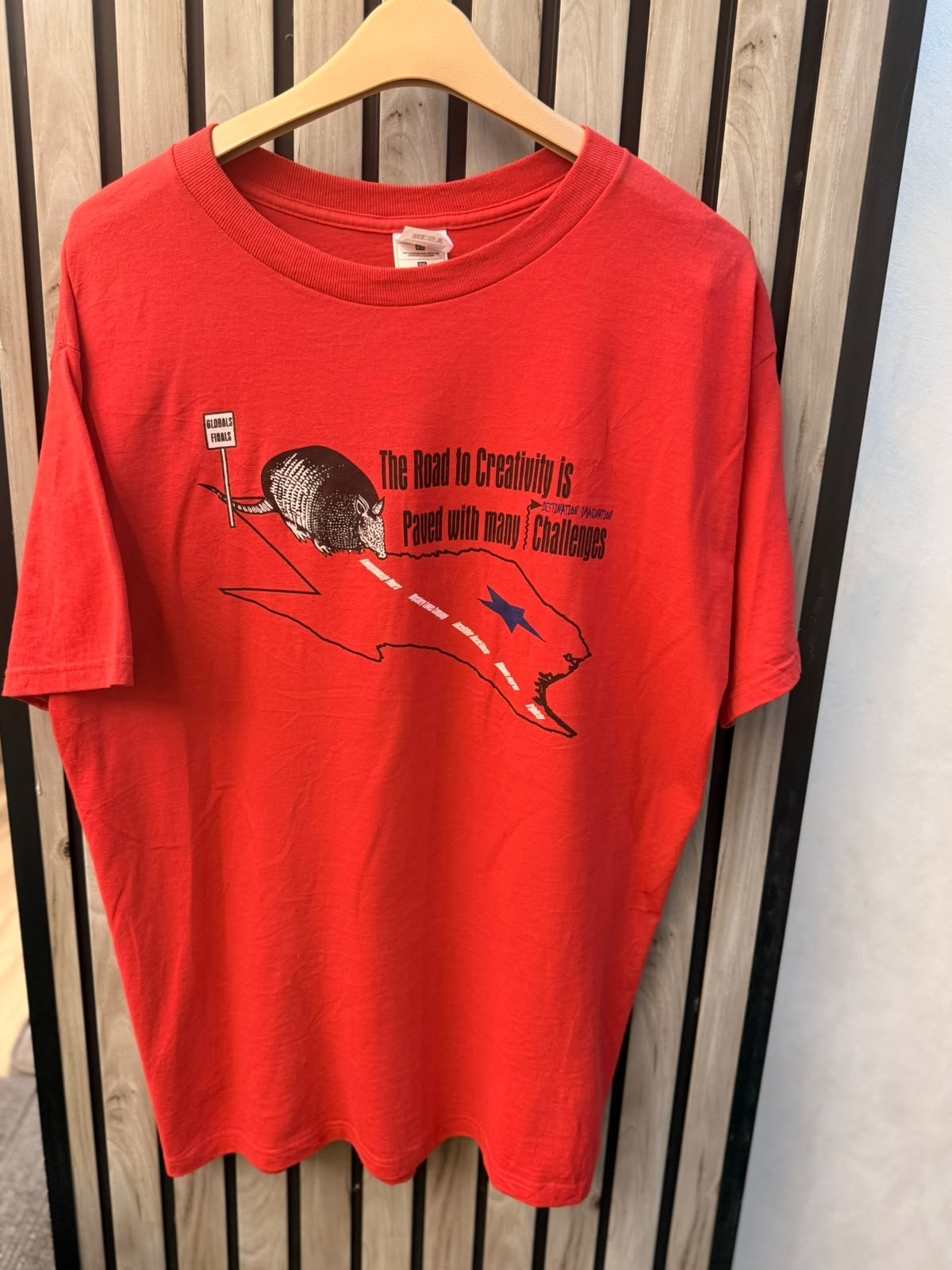 Vintage 2001 DI Global Tournament Texas Finalists T-Shirt Fruit of the Loom XL