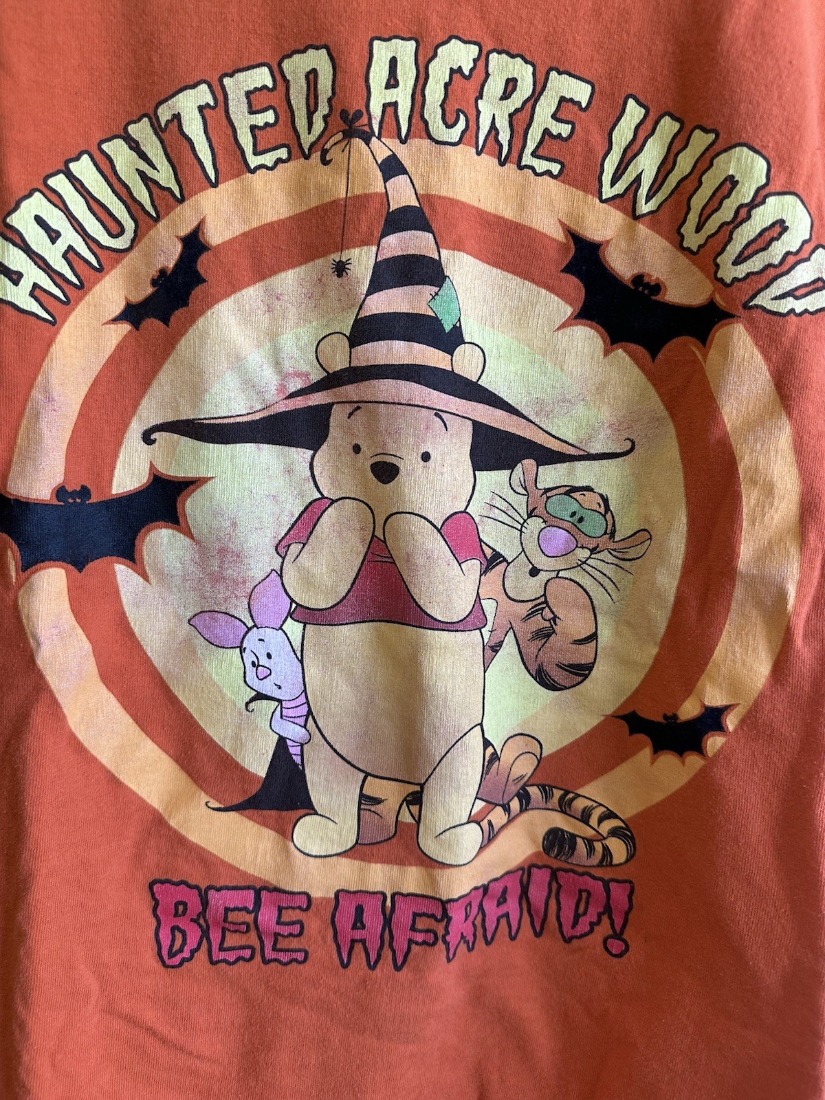 Vintage Disney Halloween Winnie the Pooh Haunted Acre Wood T-Shirt large Vintage Disney Halloween Winnie the Pooh Haunted Acre Wood T-Shirt large