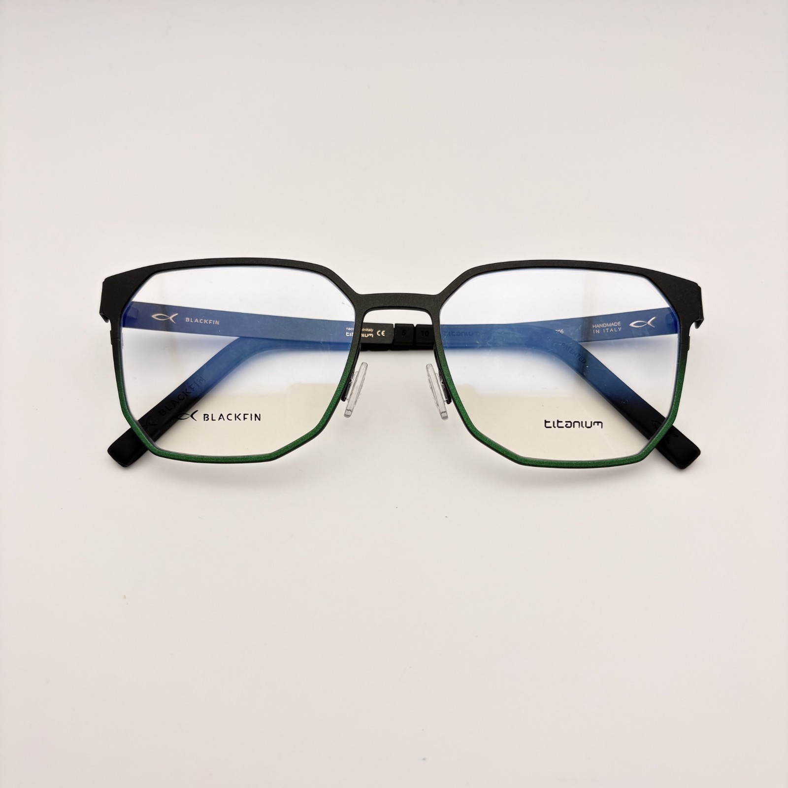 NEW Blackfin Wilmington BF964 1428 Grey Green Titanium Eyeglasses Italy 53mm