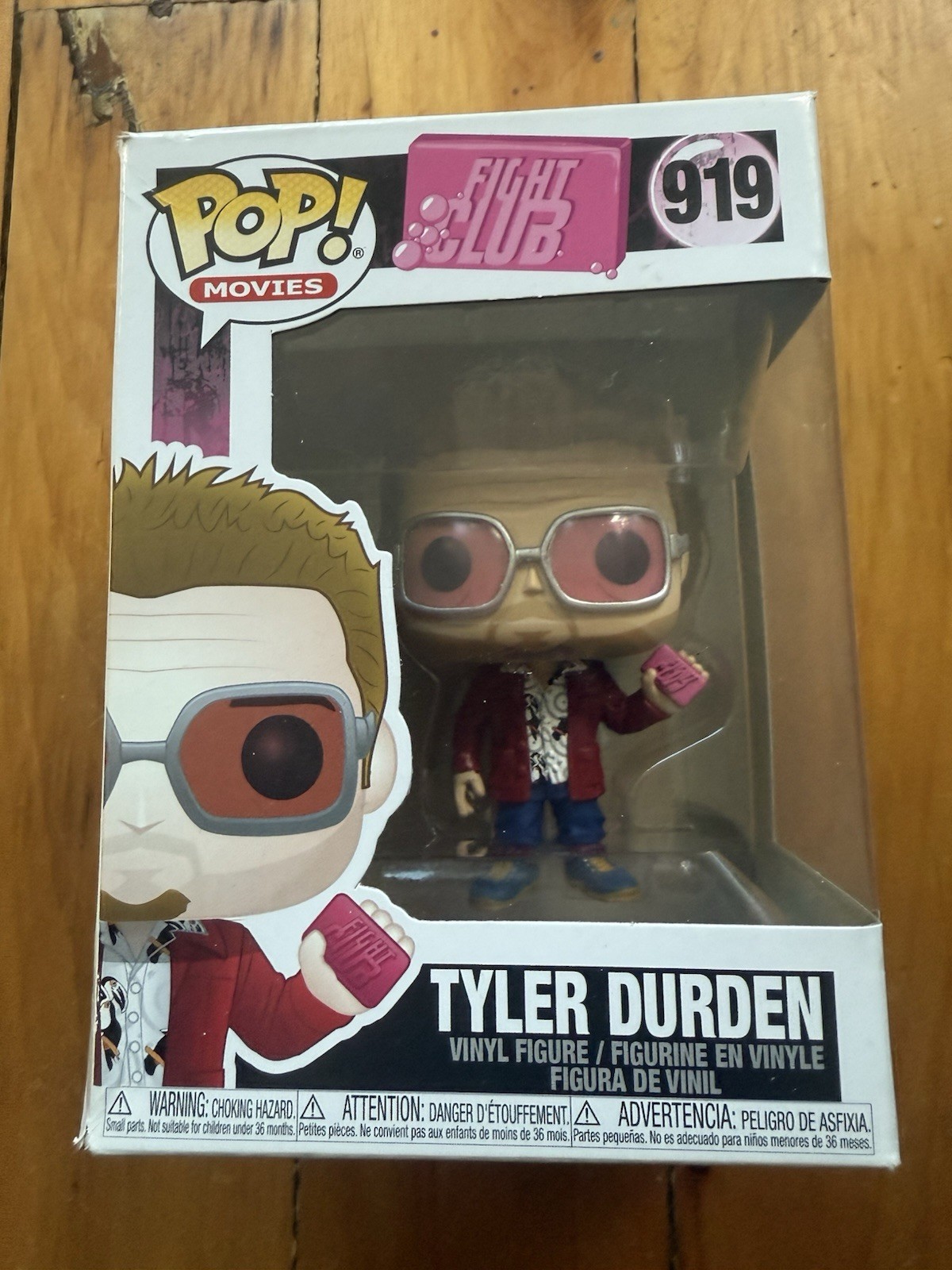 Funko Pop Fight Club Tyler Durden #919 Brad Pitt Vaulted Movies Vinyl Figure