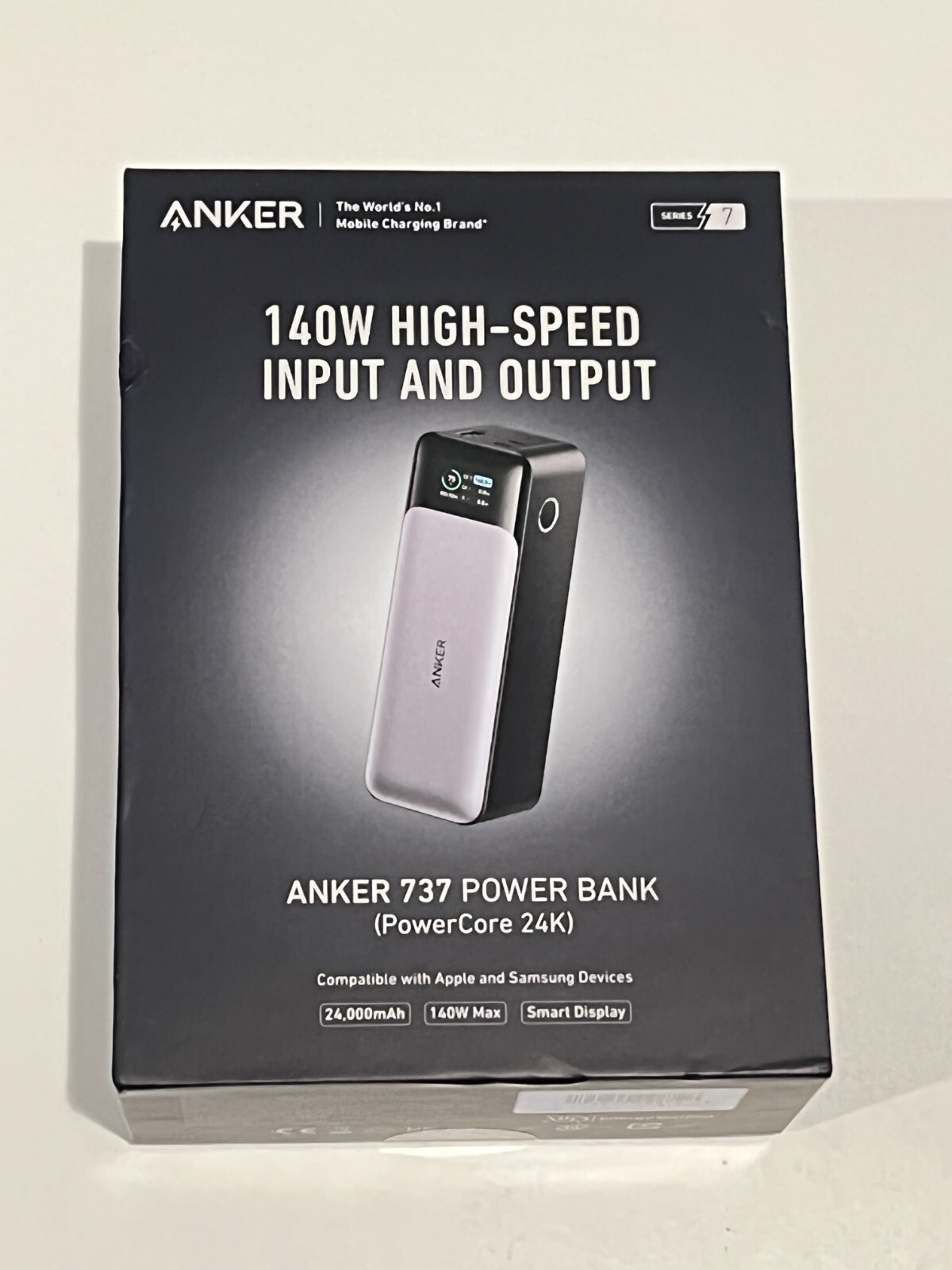 Anker 737 PowerCore 24K 140W Portable Charger Battery Power Bank OPEN BOX
