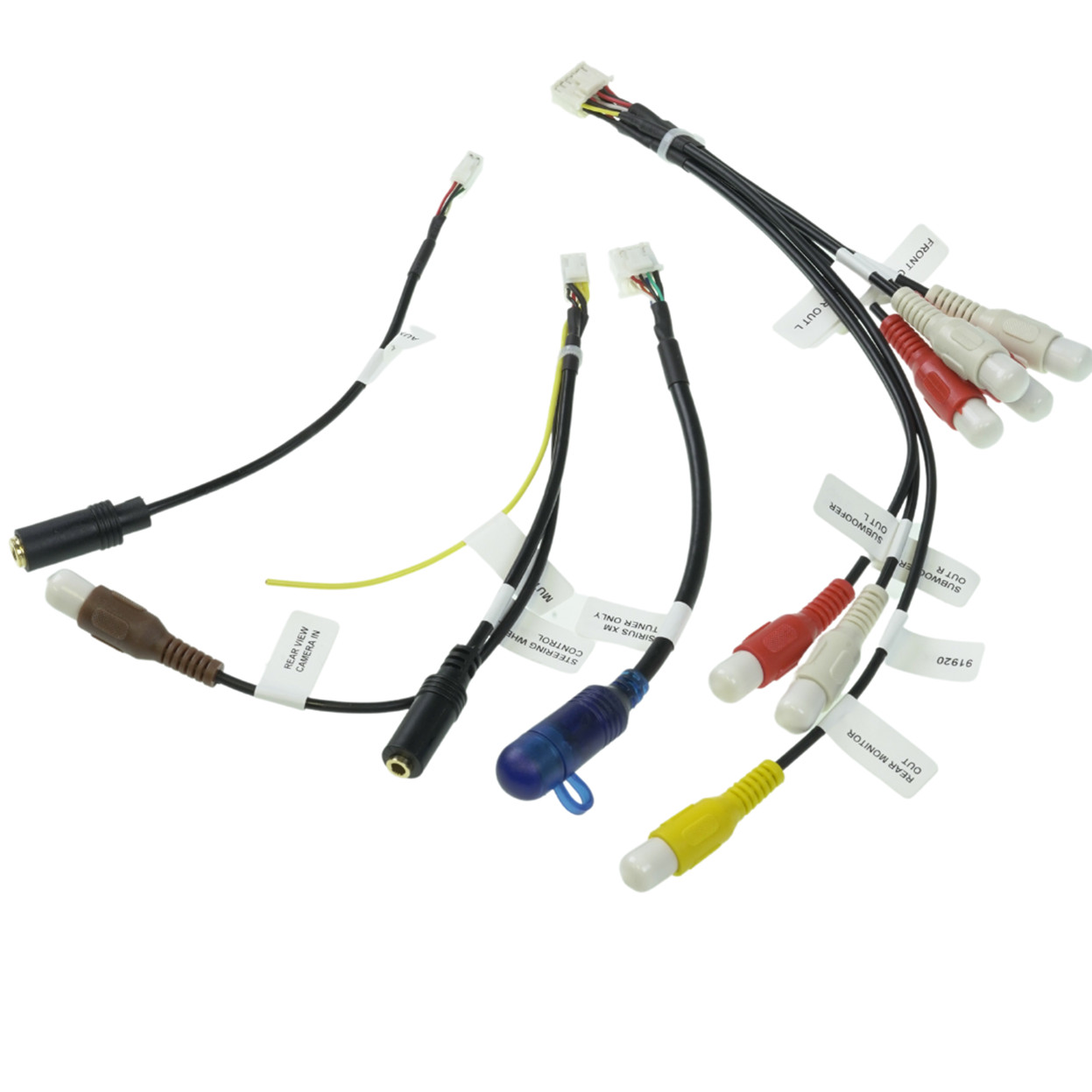 Xtenzi 4PCS Set XT91920 AV RCA Harness Cord For Pioneer DMH160BT, DMH1700NEX Xtenzi 4PCS Set XT91920 AV RCA Harness Cord For Pioneer DMH160BT, DMH1700NEX
