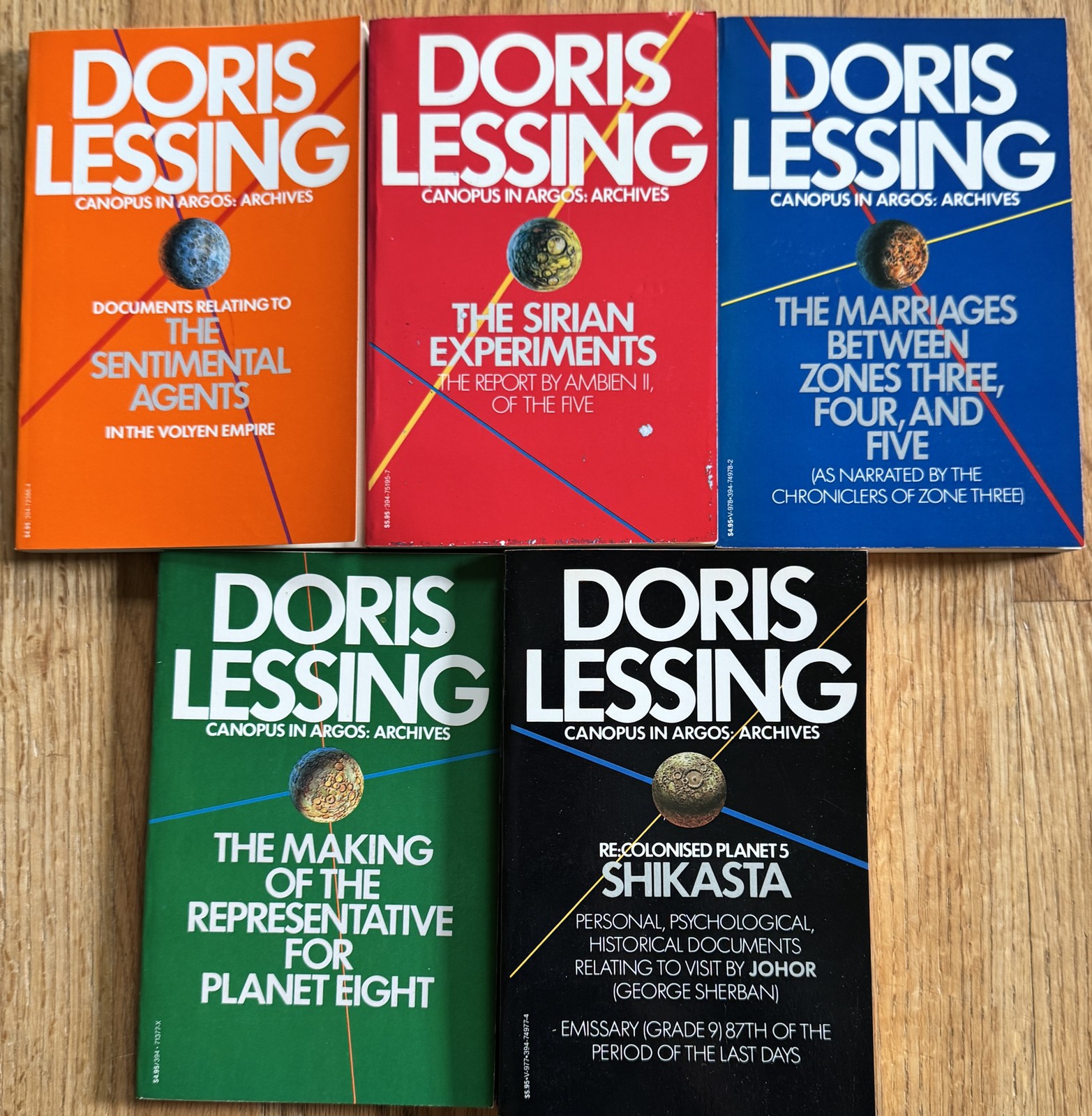 Lot 5 Doris Lessing CANOPUS IN ARGOS ARCHIVES Lot 5 Doris Lessing CANOPUS IN ARGOS ARCHIVES