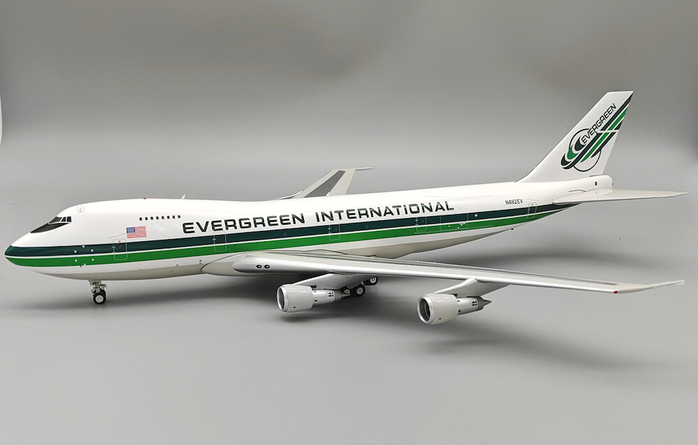 Inflight B-742-482R Evergreen Intl Boeing 747-200 N482EV Diecast 1/200 Jet Model