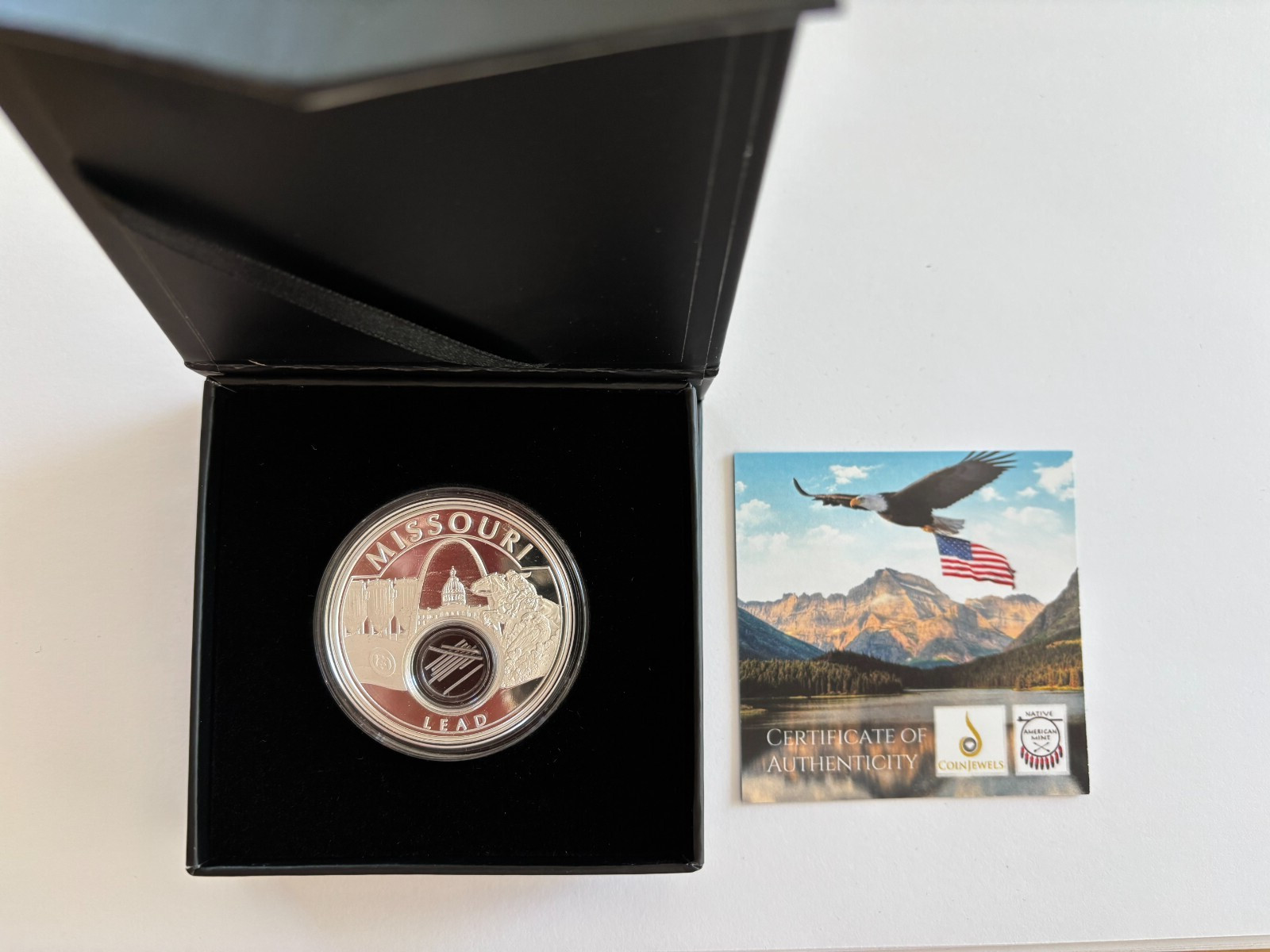 2022 Silver 1 oz Missouri Lead Treasures of the US Mesa Grande Nation USA U.S.