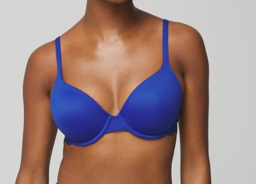 Soma Bra 36B Blue Embraceable Enchanting Lace Demi Bras Lined Underwire Soma Bra 36B Blue Embraceable Enchanting Lace Demi Bras Lined Underwire
