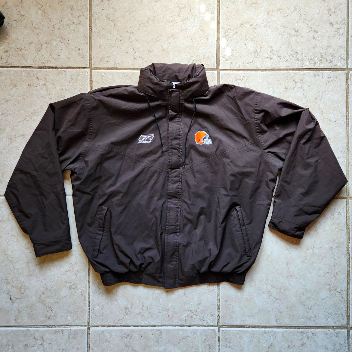 Vintage Team-Issued Reebok Cleveland Browns Heavy Jacket Men 2XL Bruce Arians