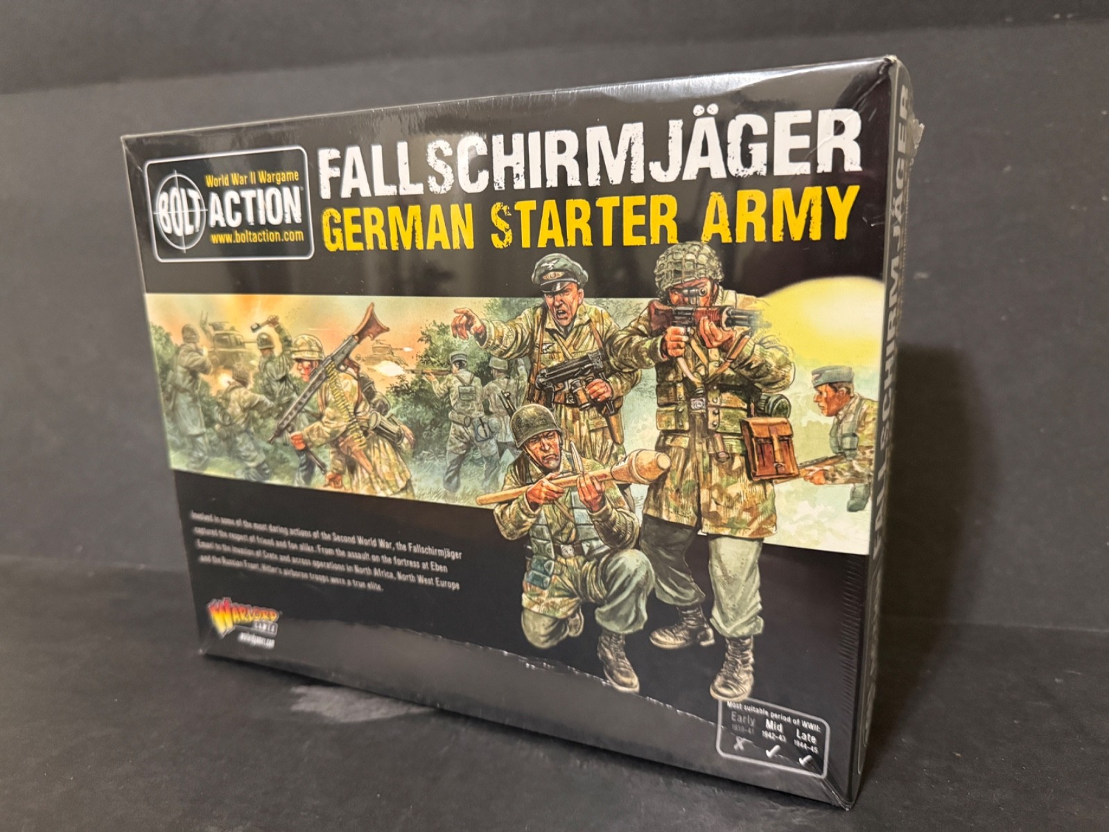 Bolt Action WGB-START-11 Fallschirmjager (German Starter Army) Warlord Games NEW Bolt Action WGB-START-11 Fallschirmjager (German Starter Army) Warlord Games NEW