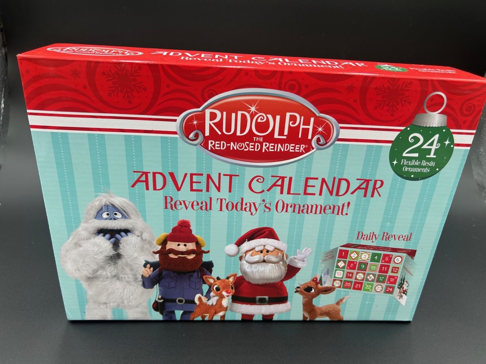 Old World Christmas Rudolph the Red-Nosed Reindeer Advent Calendar, 24-Piece