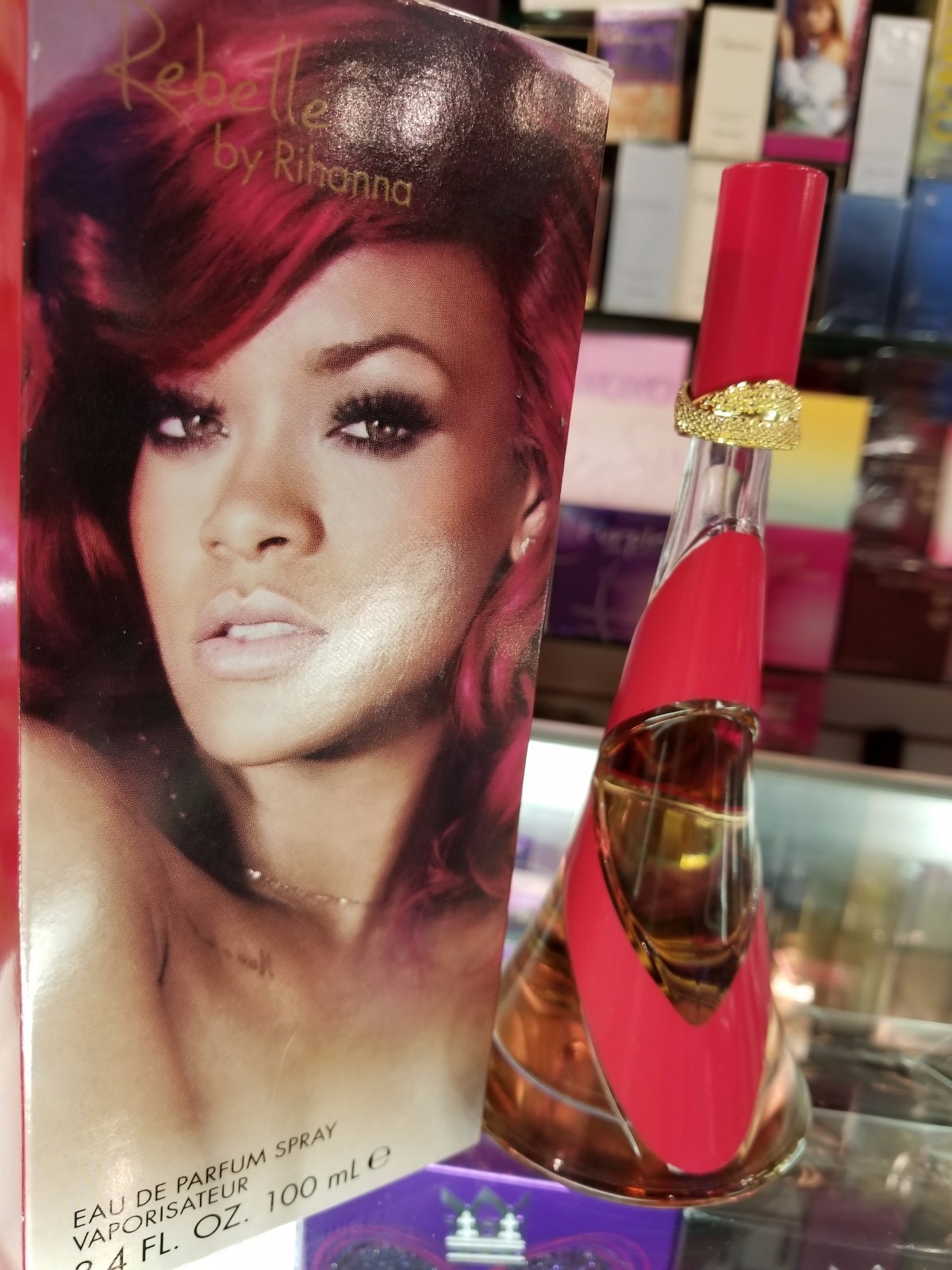 Rihanna REBELLE | REB\'L | FLEUR NUDE .019 oz 3.4 oz EDP Spray for Women * IN BOX
