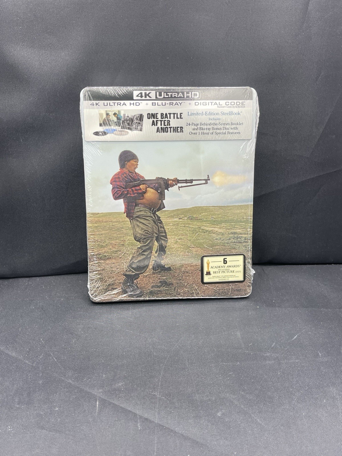 One Battle After Another 4K+BD+DIGITAL+BONUS +BOOKLET STEELBOOK One Battle After Another 4K+BD+DIGITAL+BONUS +BOOKLET STEELBOOK
