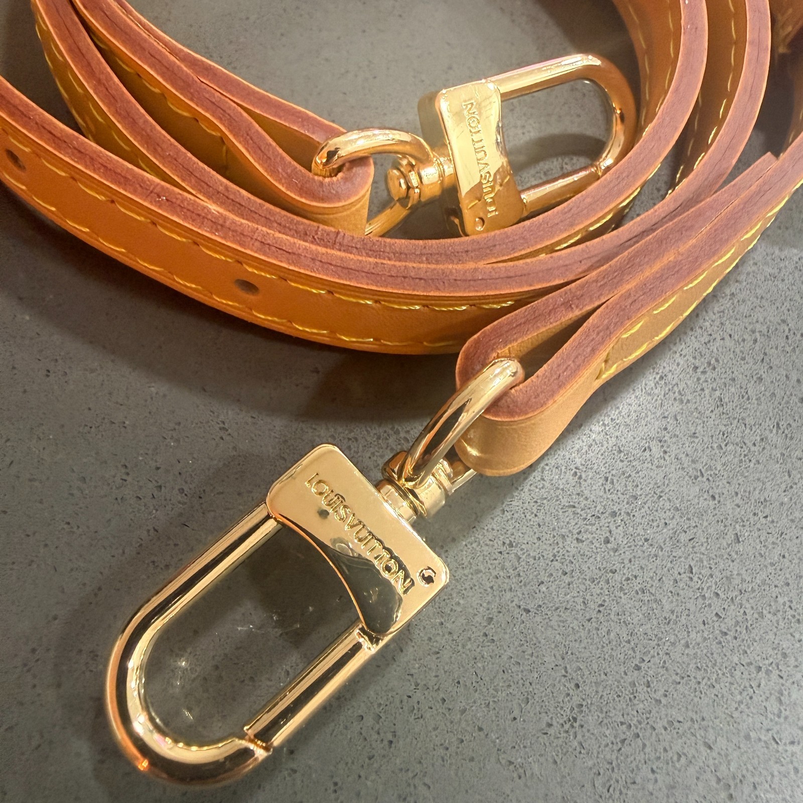 Louis Vuitton Vachetta Leather Shoulder Bag Strap Replacement Adjustable LV NEW