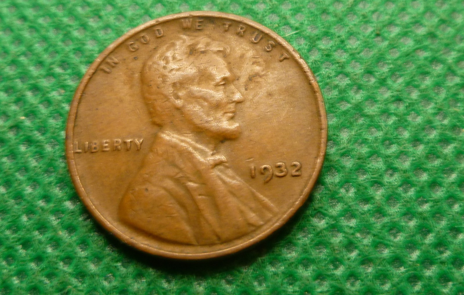 1932 Lincoln Wheat Cent High Grade Coin #AU07 1932 Lincoln Wheat Cent High Grade Coin #AU07
