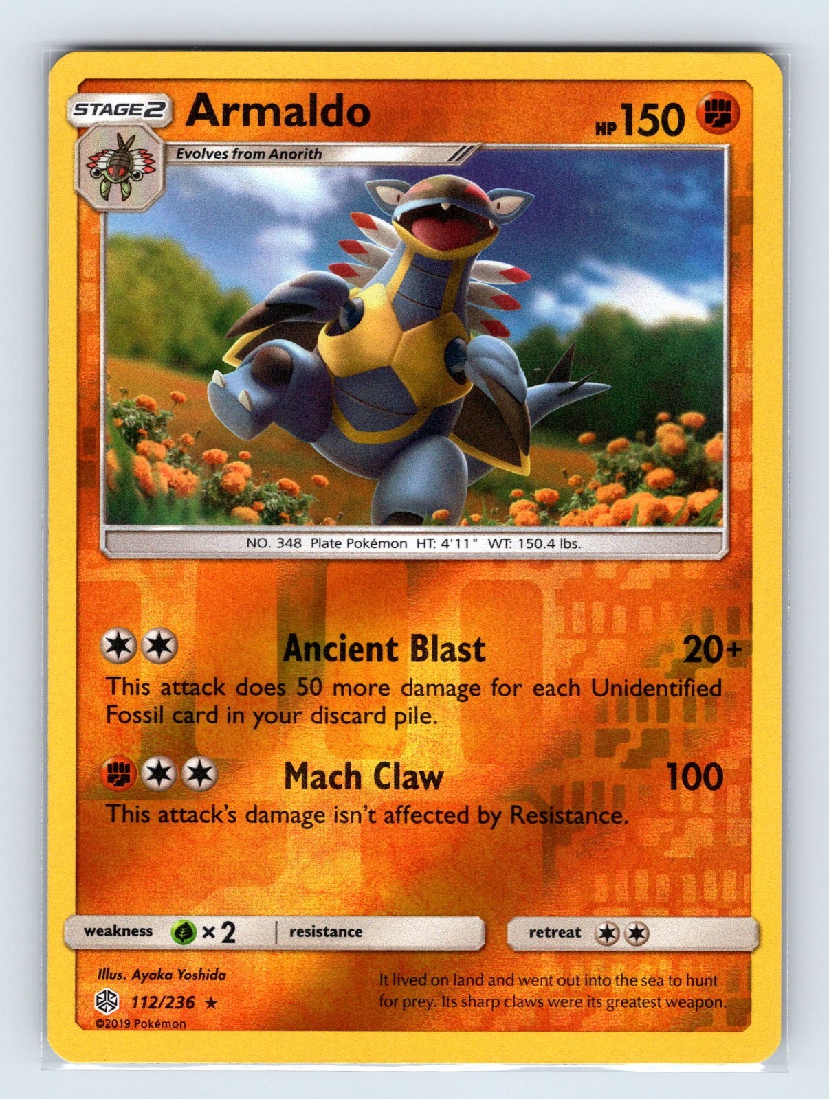 Pokémon TCG Pokémon Armaldo Armaldo Rare